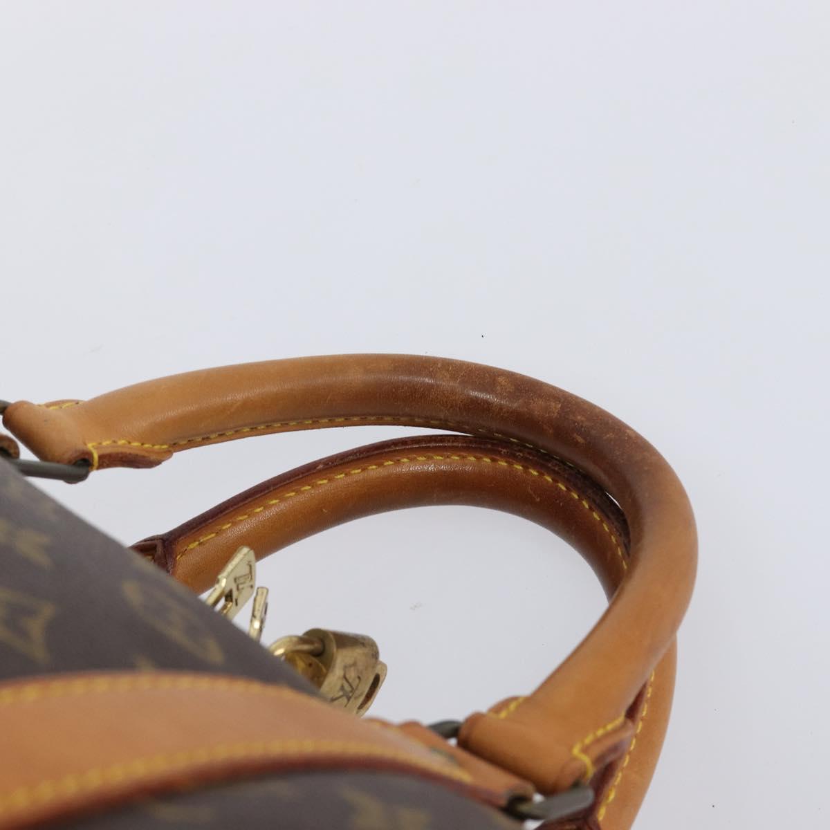 LOUIS VUITTON Monogram Keepall 55 Boston Bag M41424 LV Auth 205084V