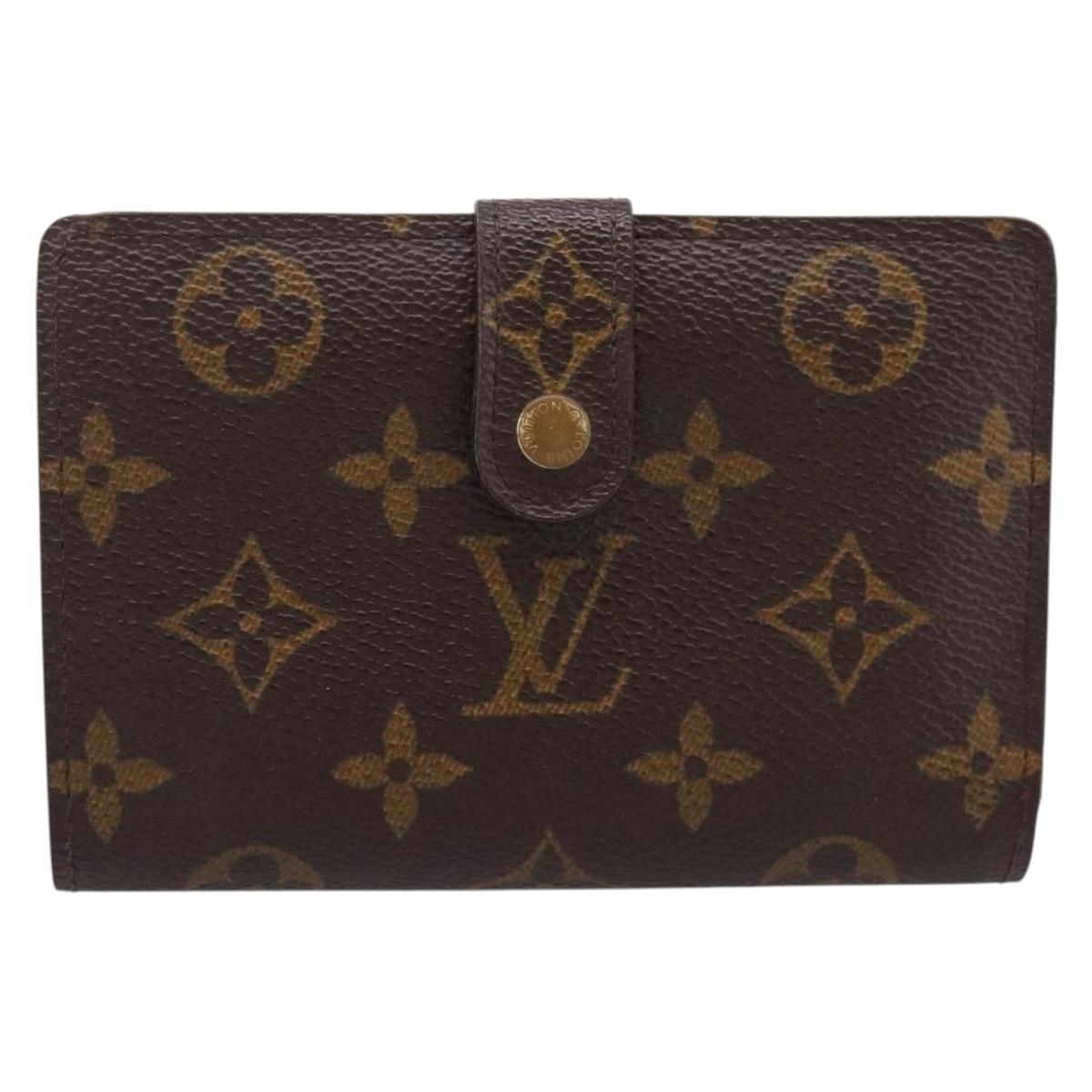 LOUIS VUITTON Porte Monnaie Billets Viennois Wallet M61663 LV Auth 205086V