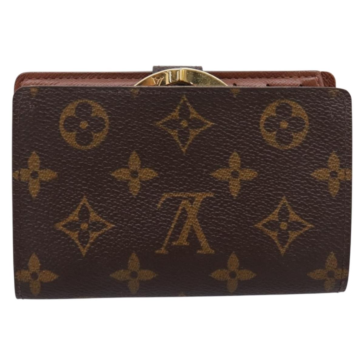LOUIS VUITTON Porte Monnaie Billets Viennois Wallet M61663 LV Auth 205086V