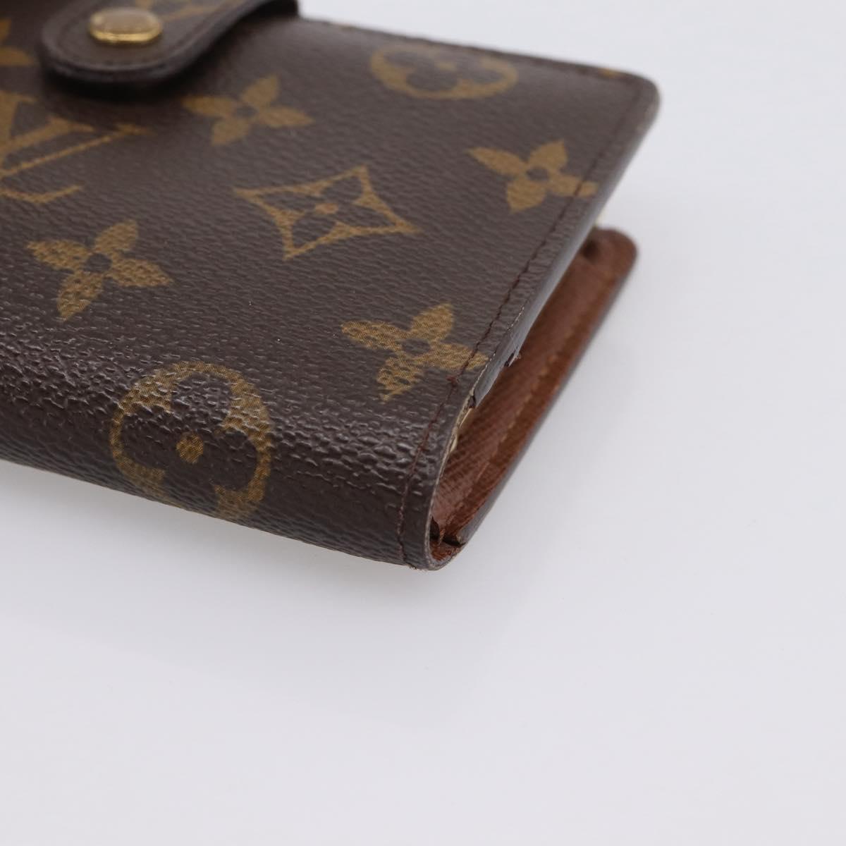 LOUIS VUITTON Porte Monnaie Billets Viennois Wallet M61663 LV Auth 205086V