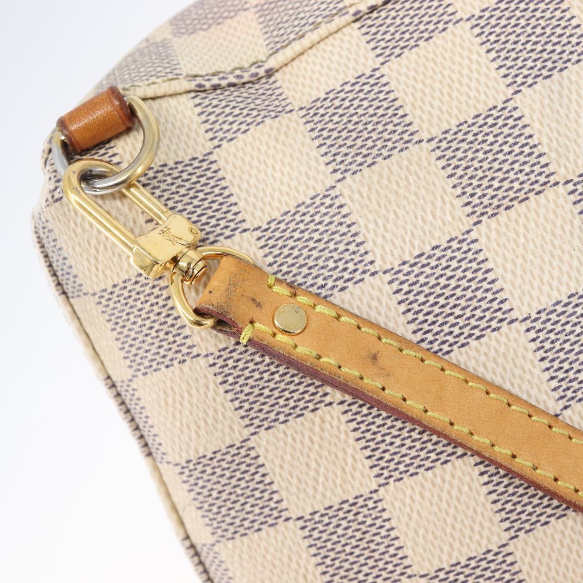 LOUIS VUITTON Damier Azur Speron BB Backpack N44026 LV Auth 205089