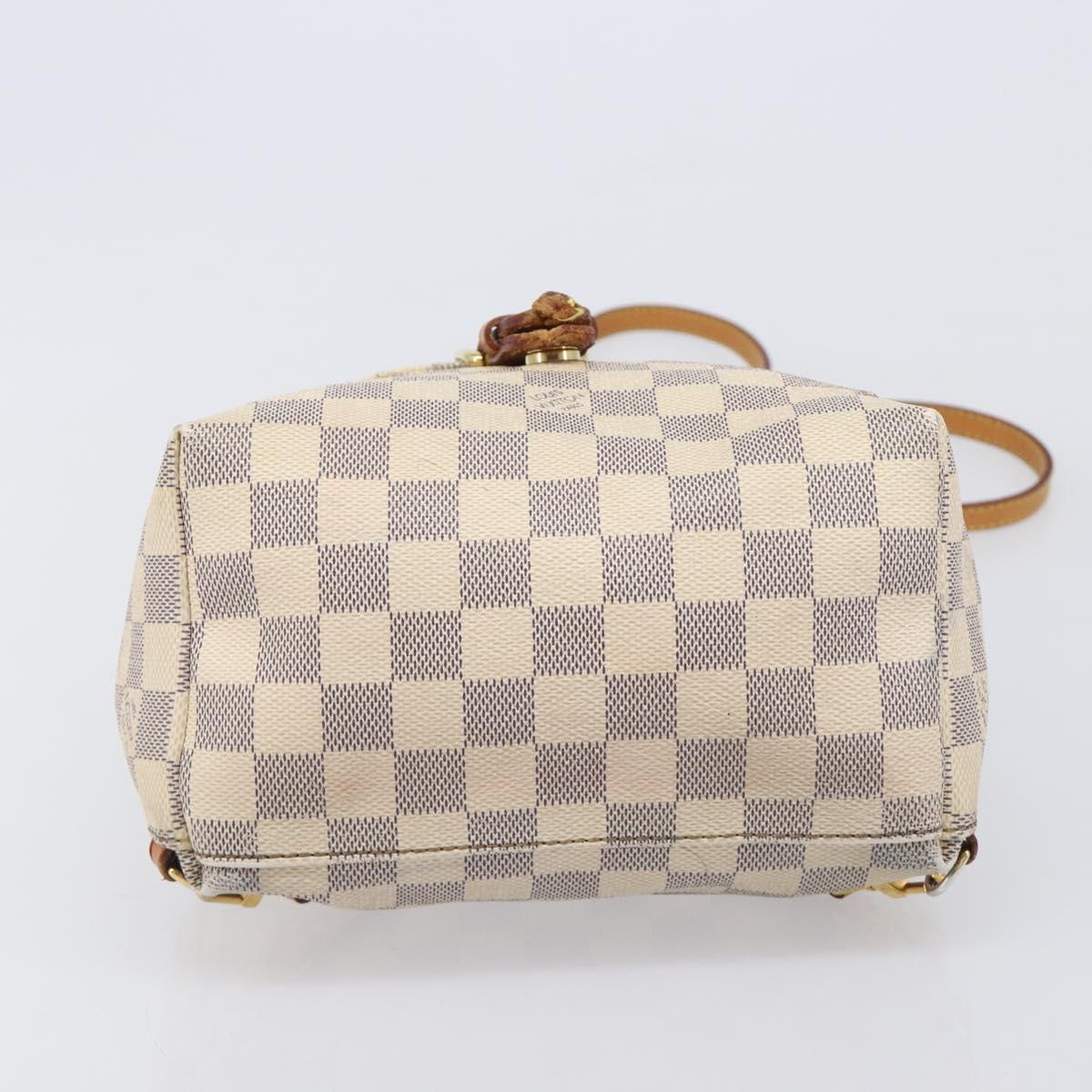 LOUIS VUITTON Damier Azur Speron BB Backpack N44026 LV Auth 205089