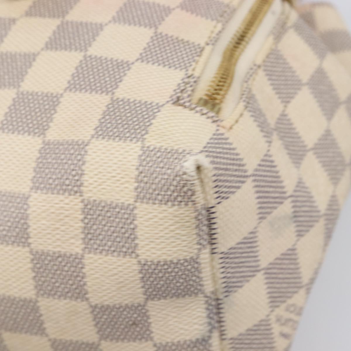 LOUIS VUITTON Damier Azur Speron BB Backpack N44026 LV Auth 205089