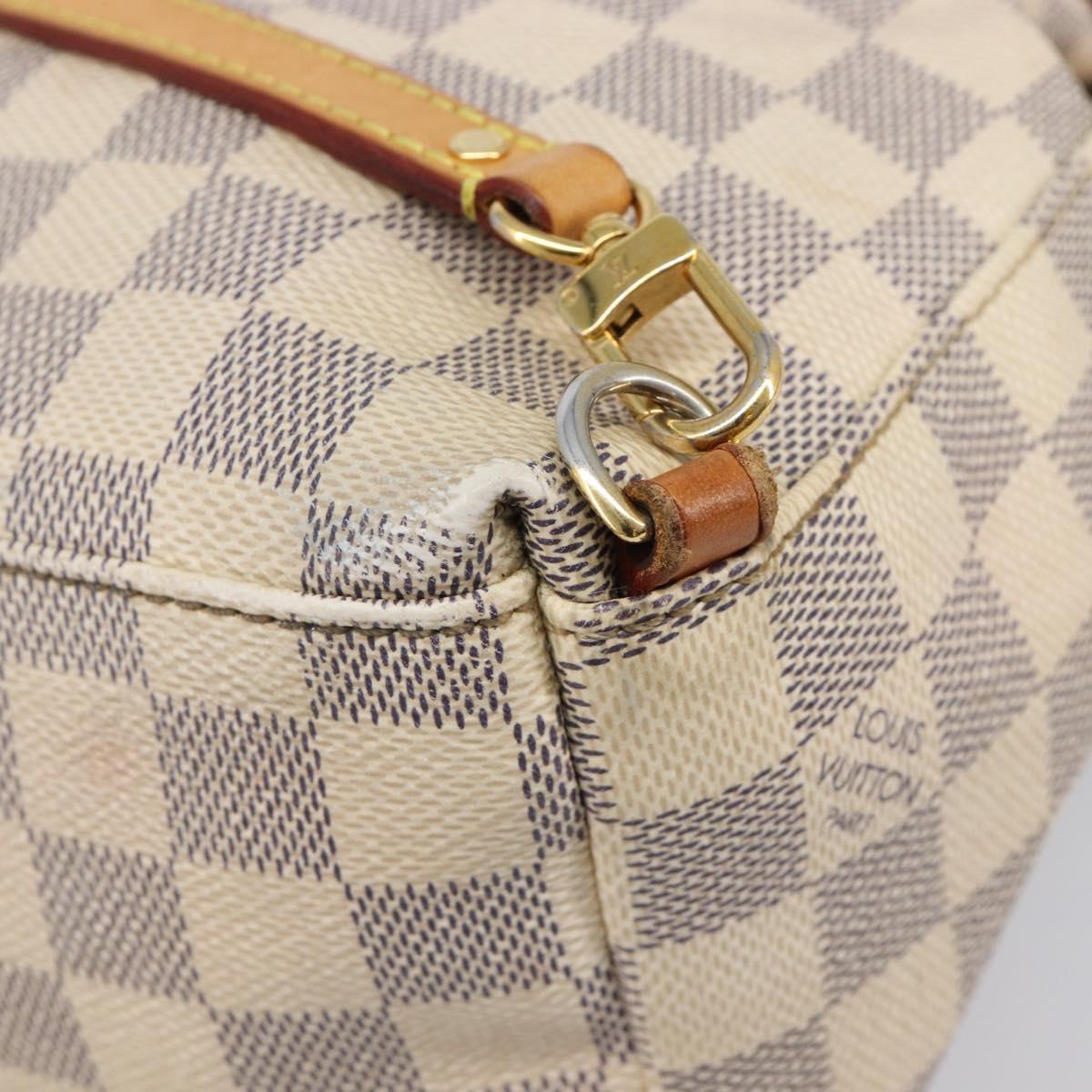 LOUIS VUITTON Damier Azur Speron BB Backpack N44026 LV Auth 205089