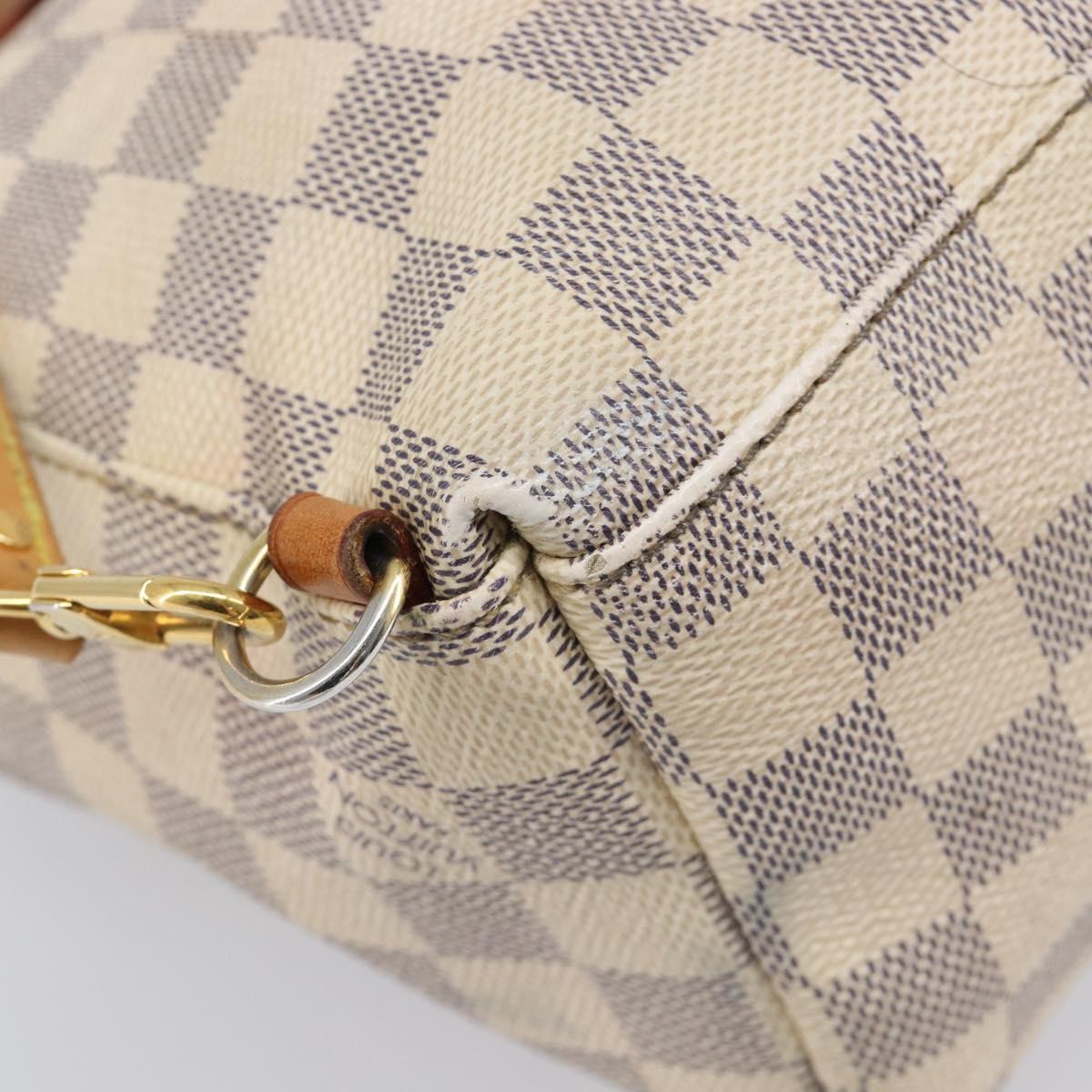 LOUIS VUITTON Damier Azur Speron BB Backpack N44026 LV Auth 205089