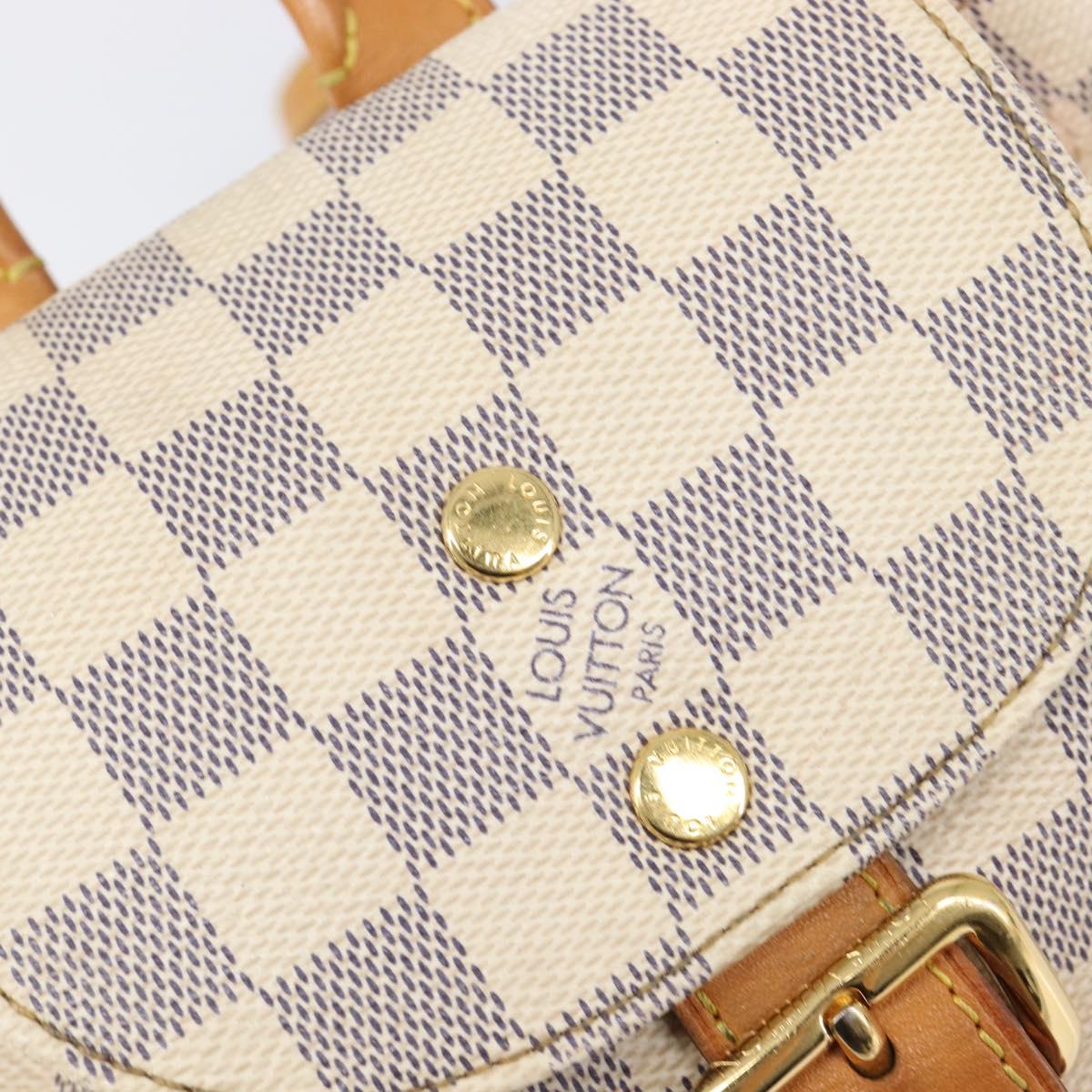 LOUIS VUITTON Damier Azur Speron BB Backpack N44026 LV Auth 205089