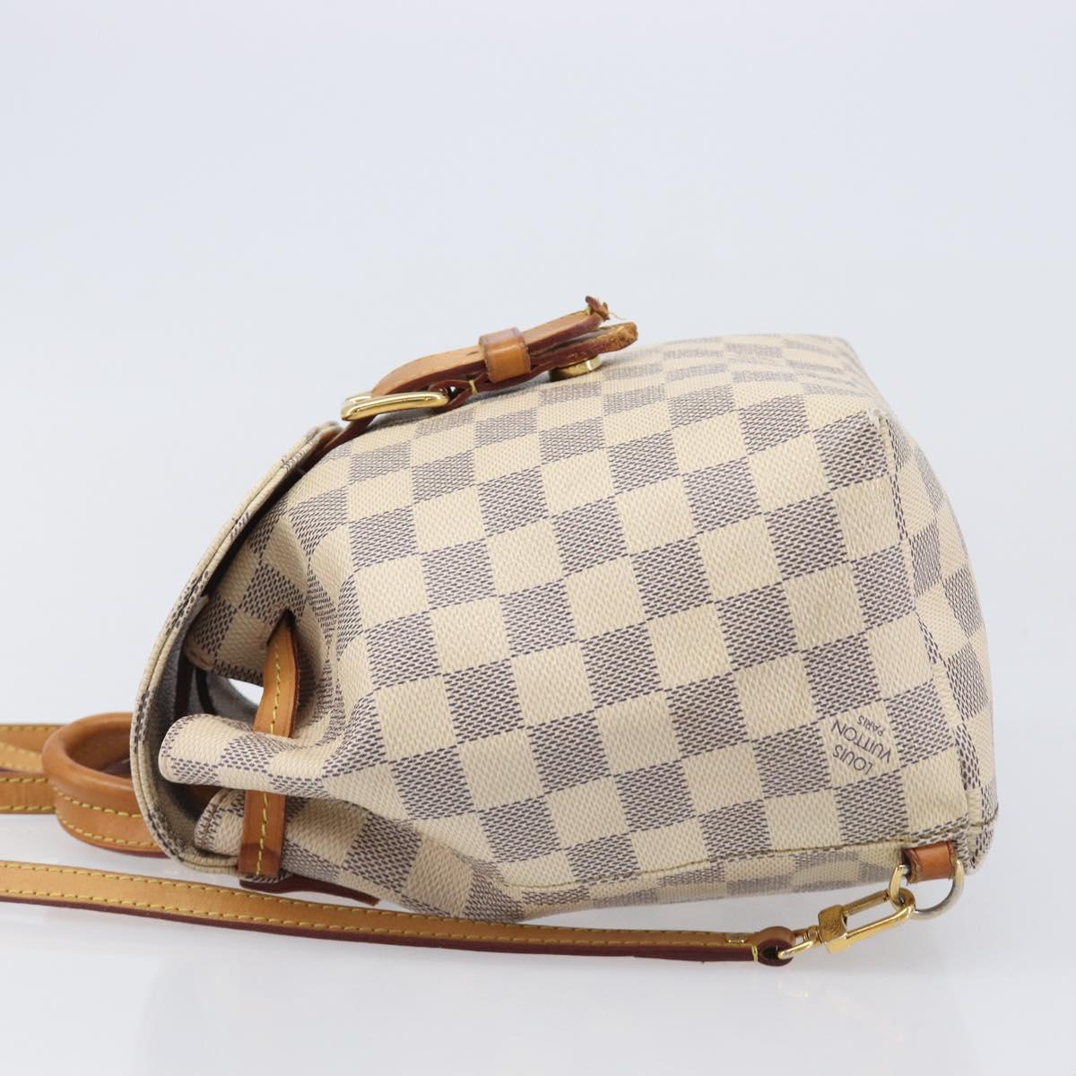 LOUIS VUITTON Damier Azur Speron BB Backpack N44026 LV Auth 205089