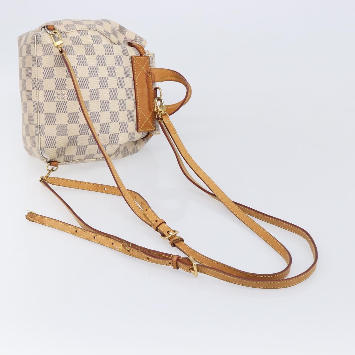 LOUIS VUITTON Damier Azur Speron BB Backpack N44026 LV Auth 205089