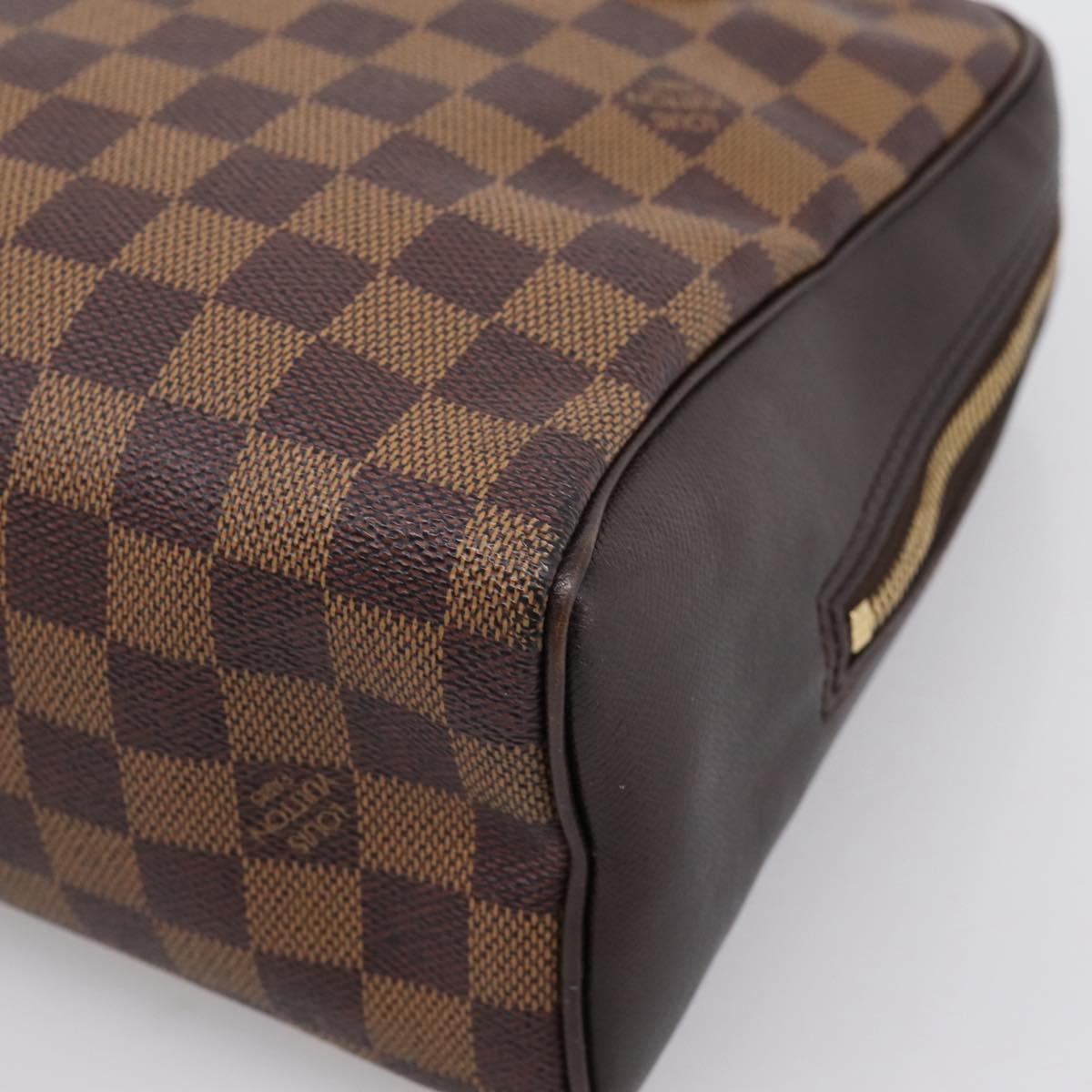 LOUIS VUITTON Damier Ebene Brera Hand Bag N51150 LV Auth 205091V