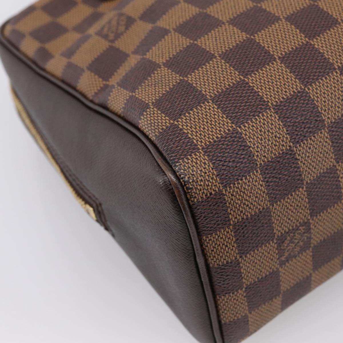 LOUIS VUITTON Damier Ebene Brera Hand Bag N51150 LV Auth 205091V