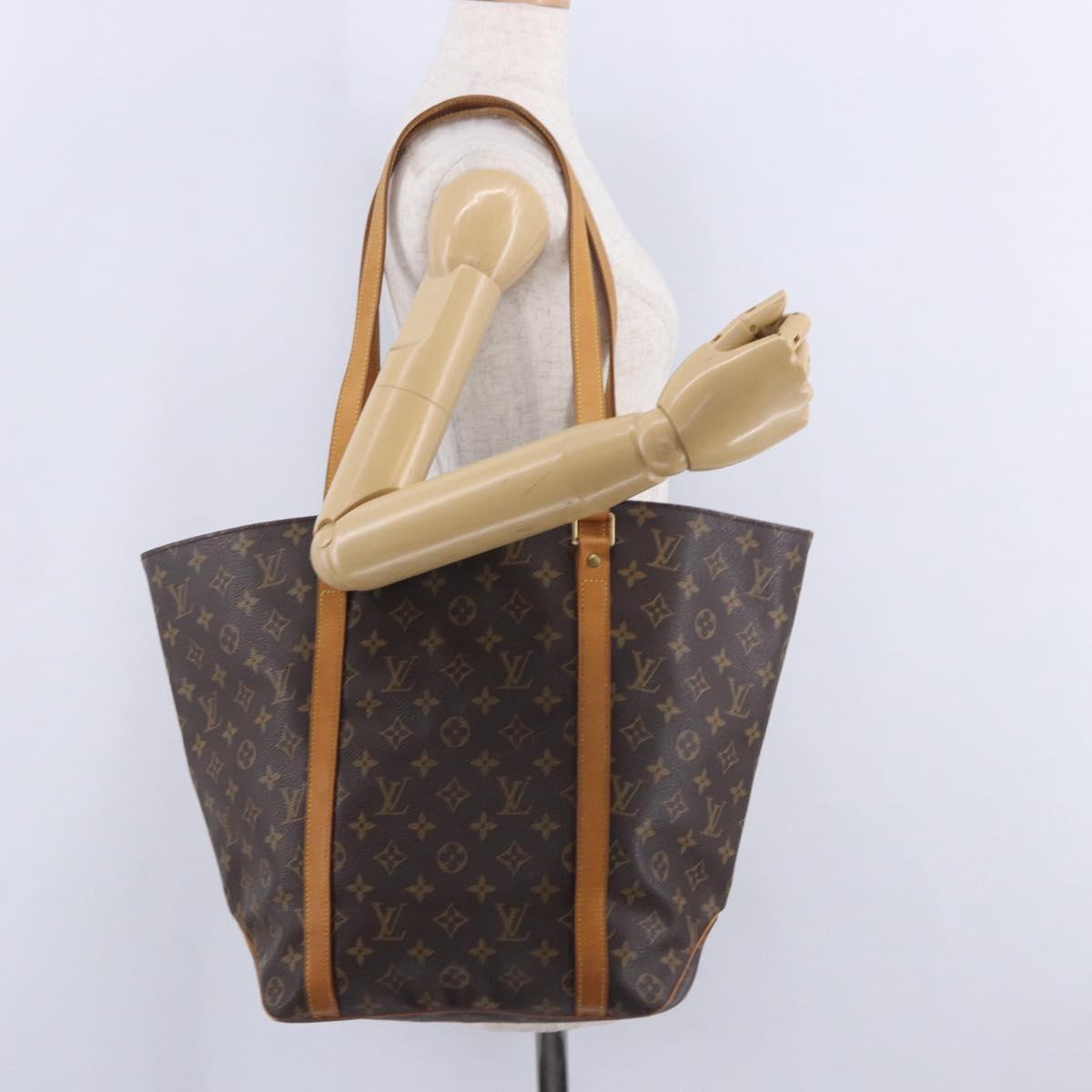 LOUIS VUITTON Monogram Sac Shopping GM Tote Bag M51110 LV Auth 205095A