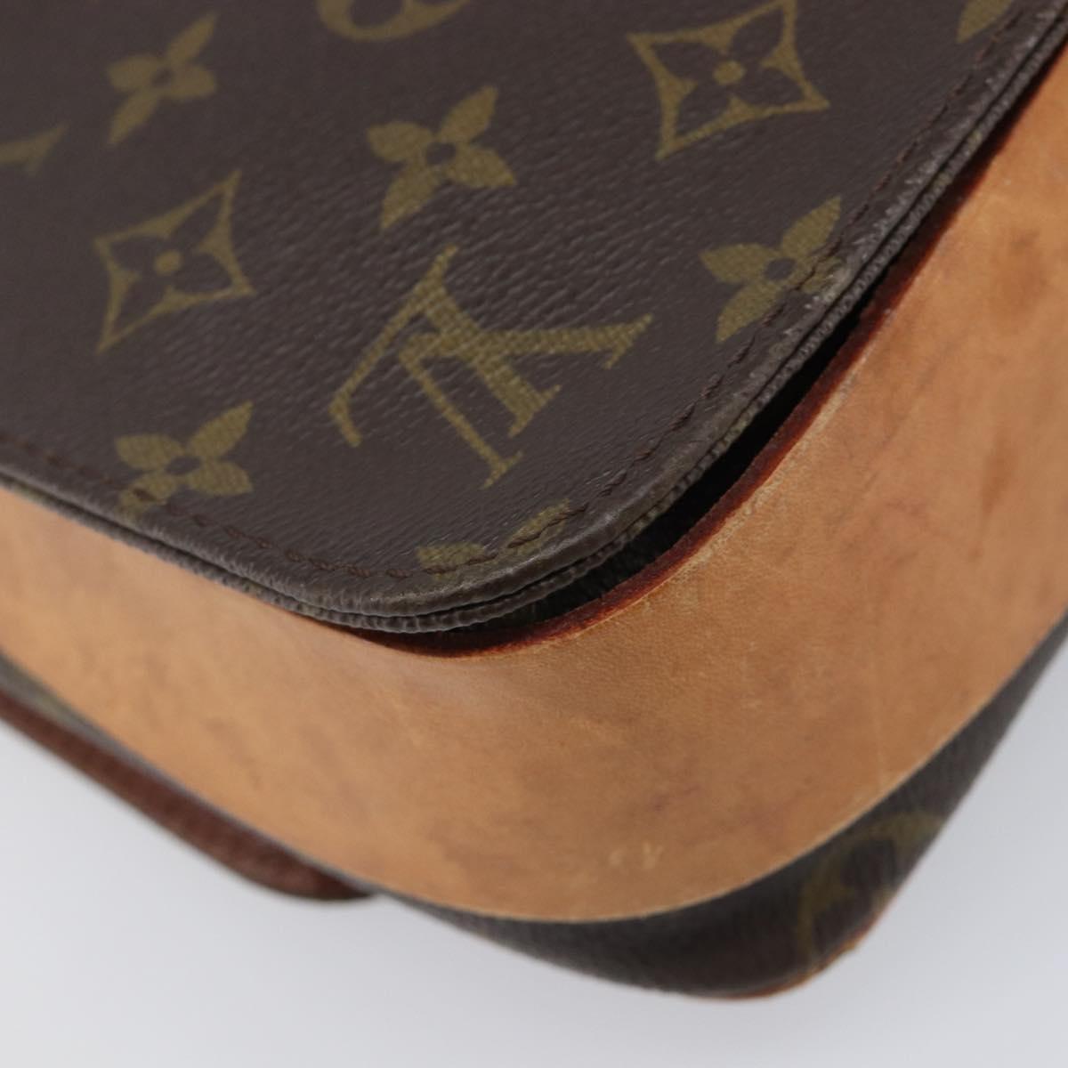 LOUIS VUITTON Monogram Cartouchiere MM Shoulder Bag M51253 LV Auth 205100