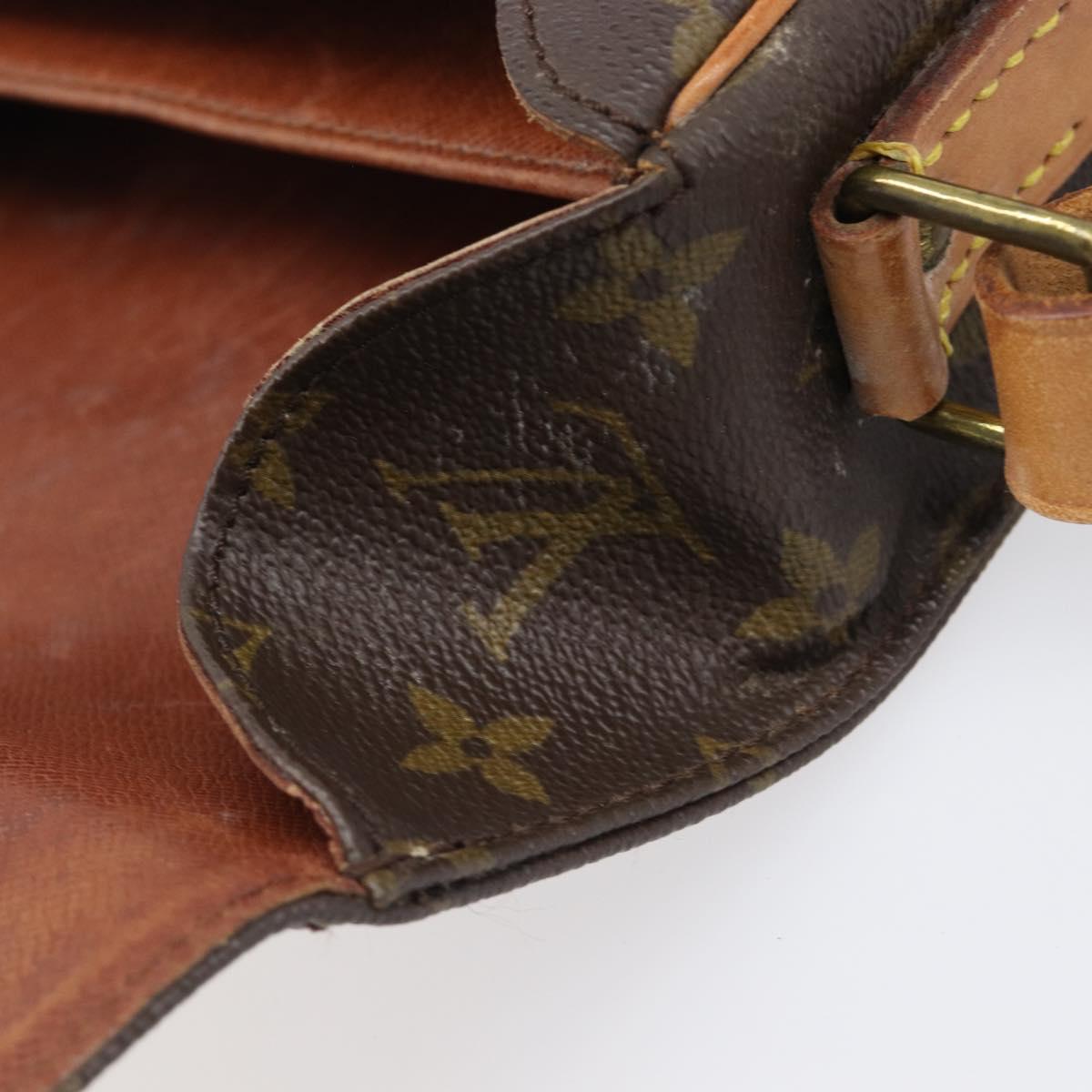 LOUIS VUITTON Monogram Cartouchiere MM Shoulder Bag M51253 LV Auth 205100