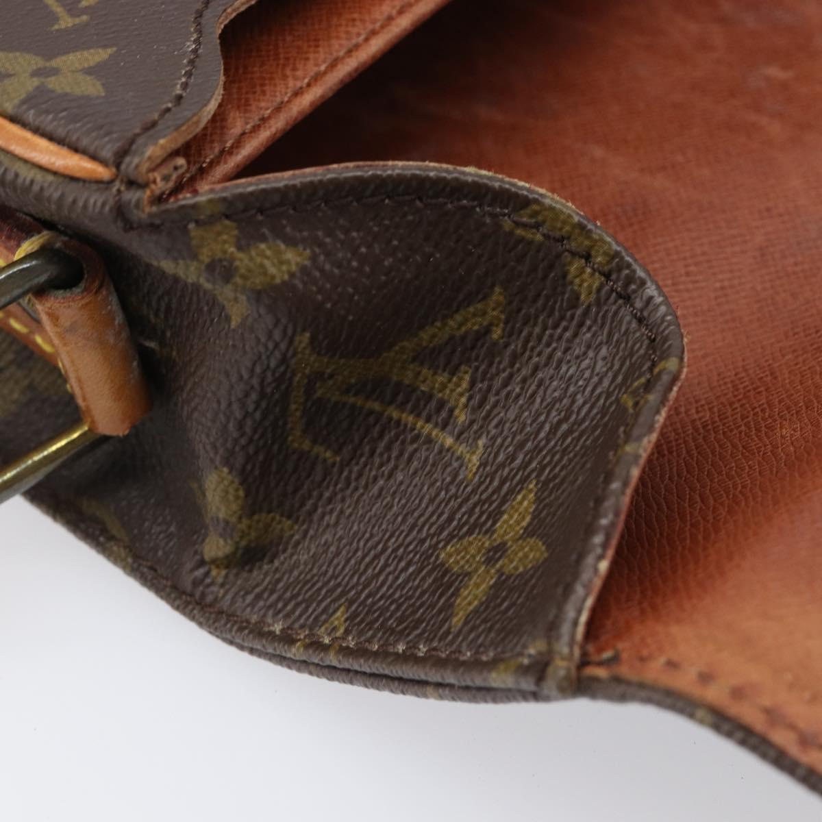 LOUIS VUITTON Monogram Cartouchiere MM Shoulder Bag M51253 LV Auth 205100