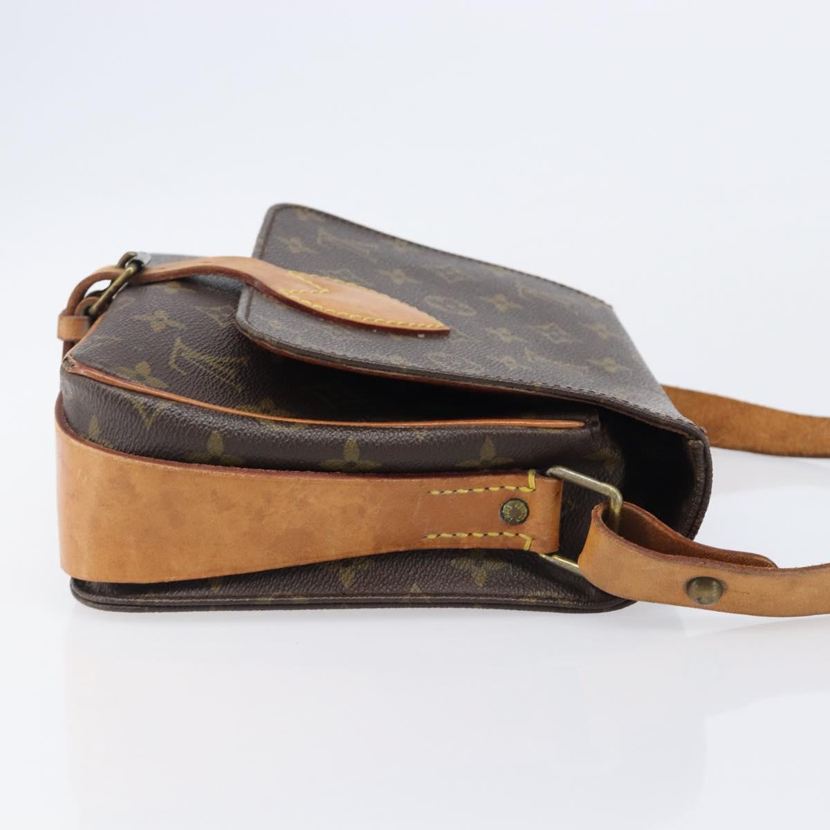LOUIS VUITTON Monogram Cartouchiere MM Shoulder Bag M51253 LV Auth 205100