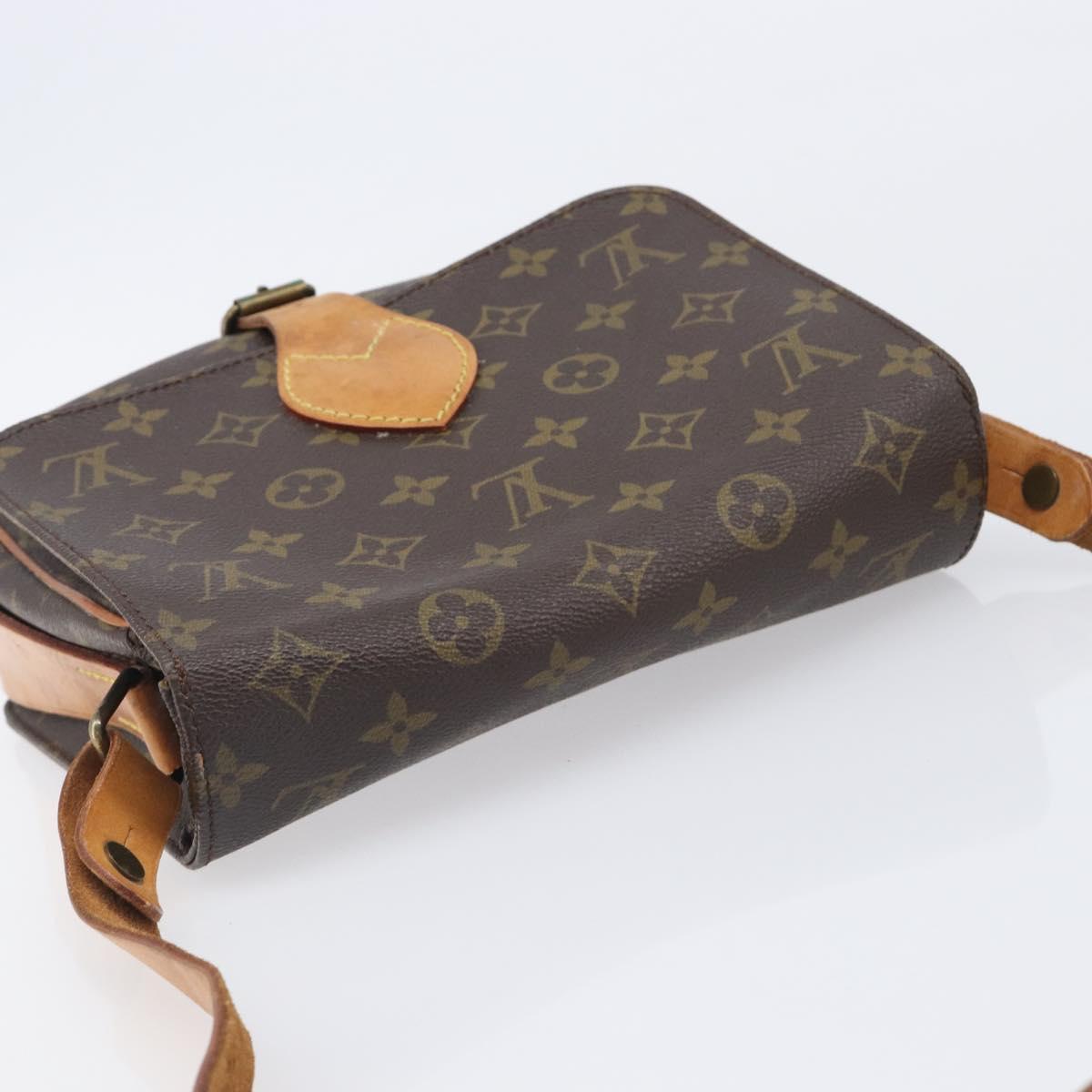 LOUIS VUITTON Monogram Cartouchiere MM Shoulder Bag M51253 LV Auth 205100
