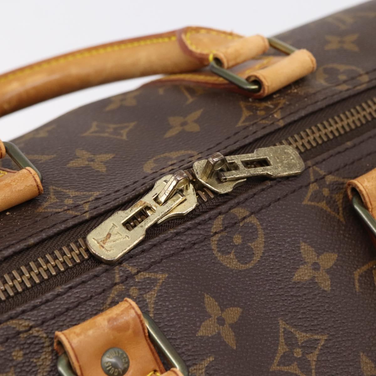 LOUIS VUITTON Monogram Keepall 45 Boston Bag M41428 LV Auth 205109