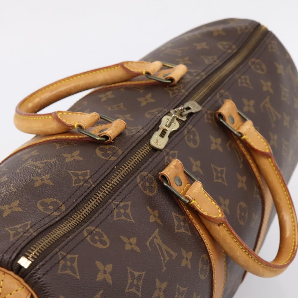 LOUIS VUITTON Monogram Keepall 45 Boston Bag M41428 LV Auth 205109