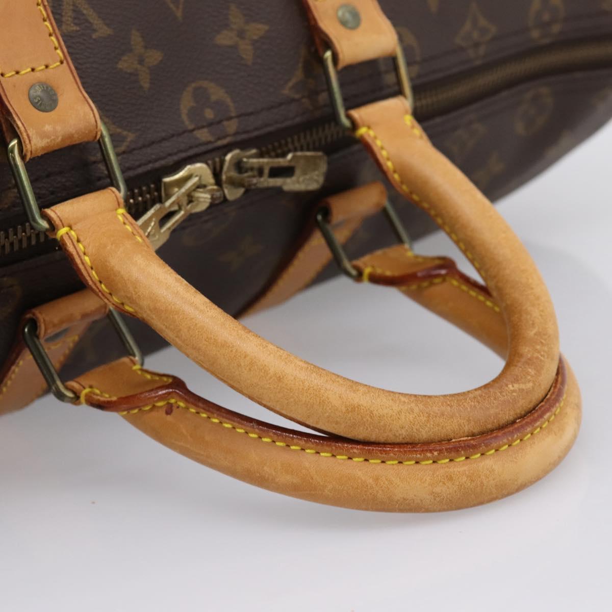 LOUIS VUITTON Monogram Keepall 45 Boston Bag M41428 LV Auth 205109