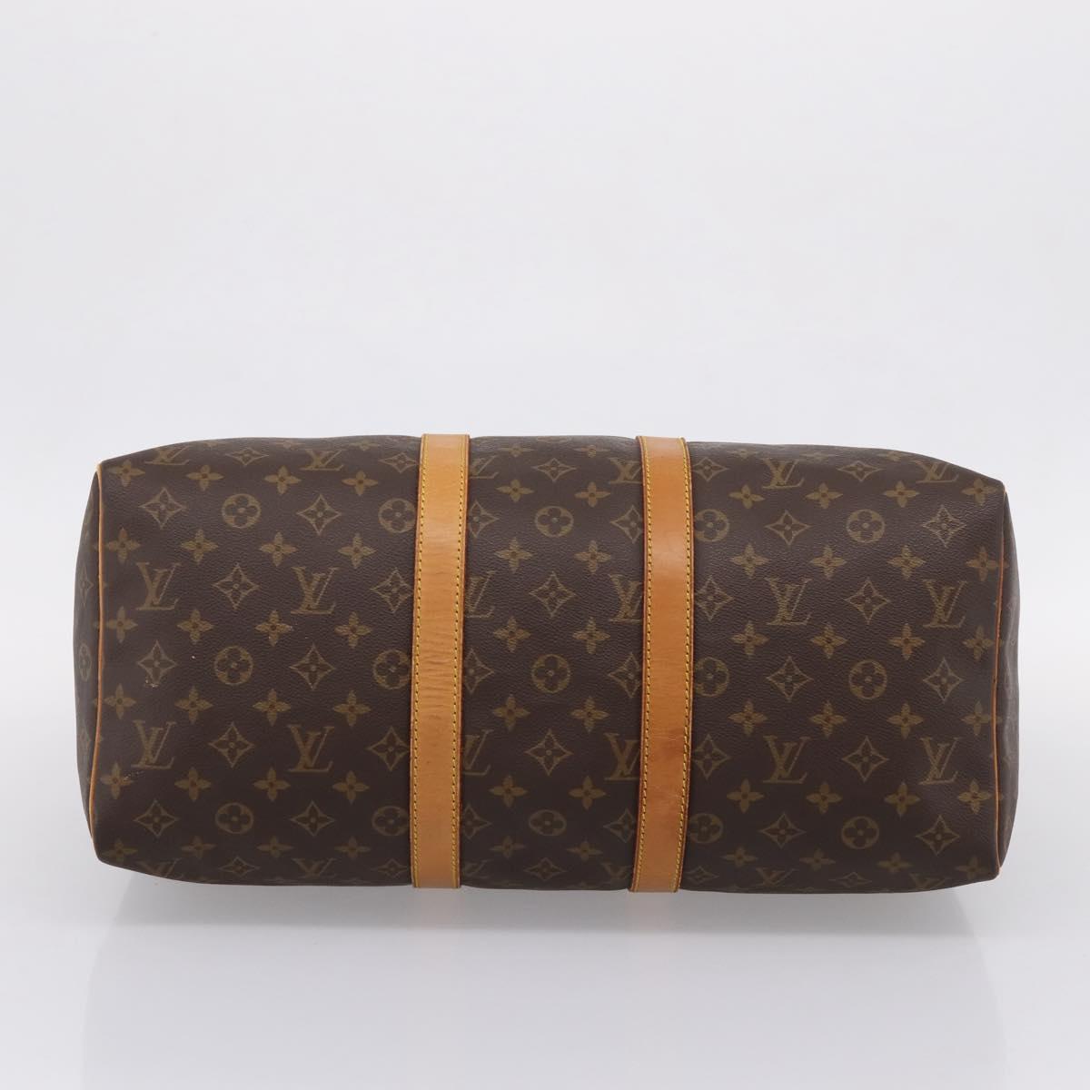 LOUIS VUITTON Monogram Keepall 45 Boston Bag M41428 LV Auth 205109