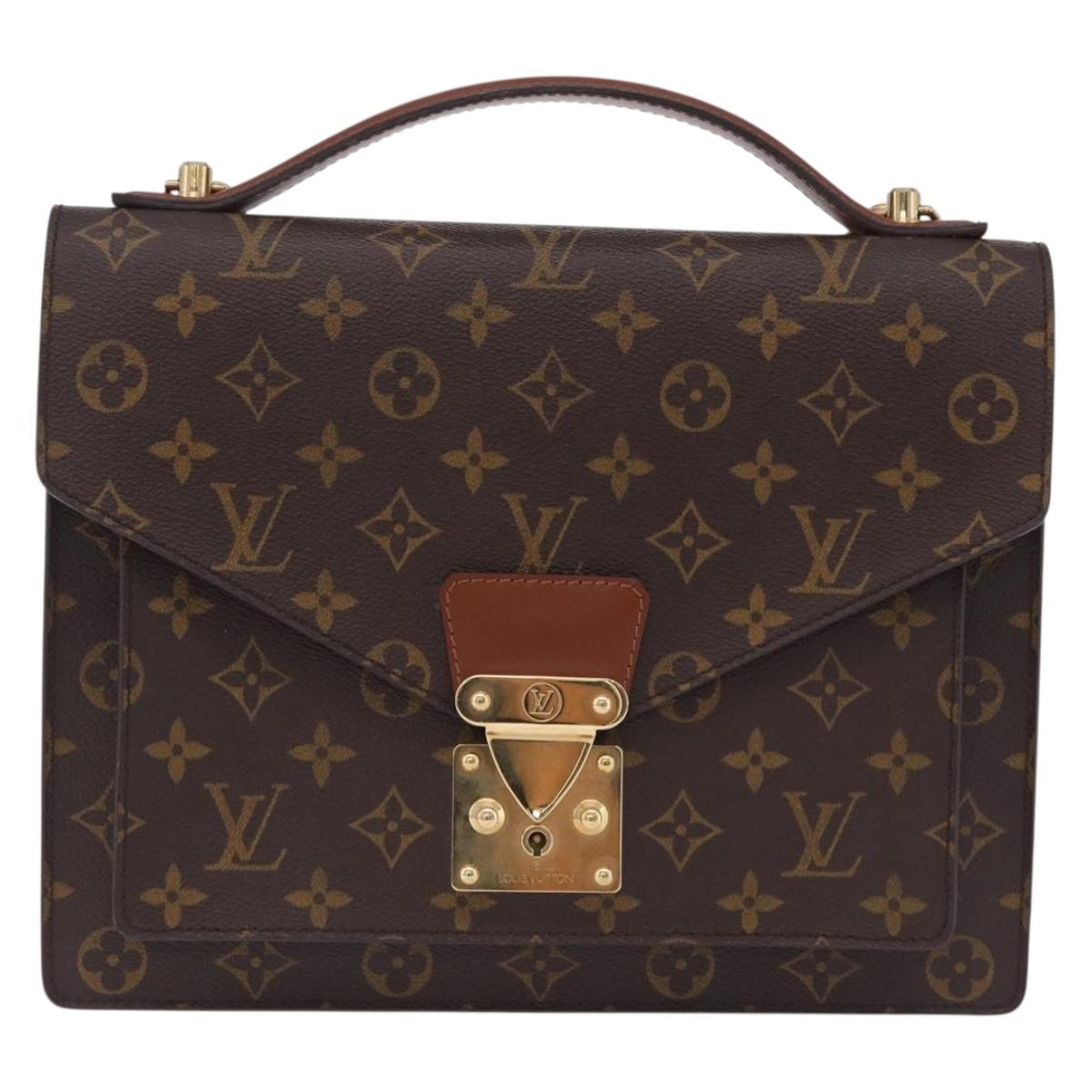 LOUIS VUITTON Monogram Monceau 28 Hand Bag M51185 LV Auth 205110V