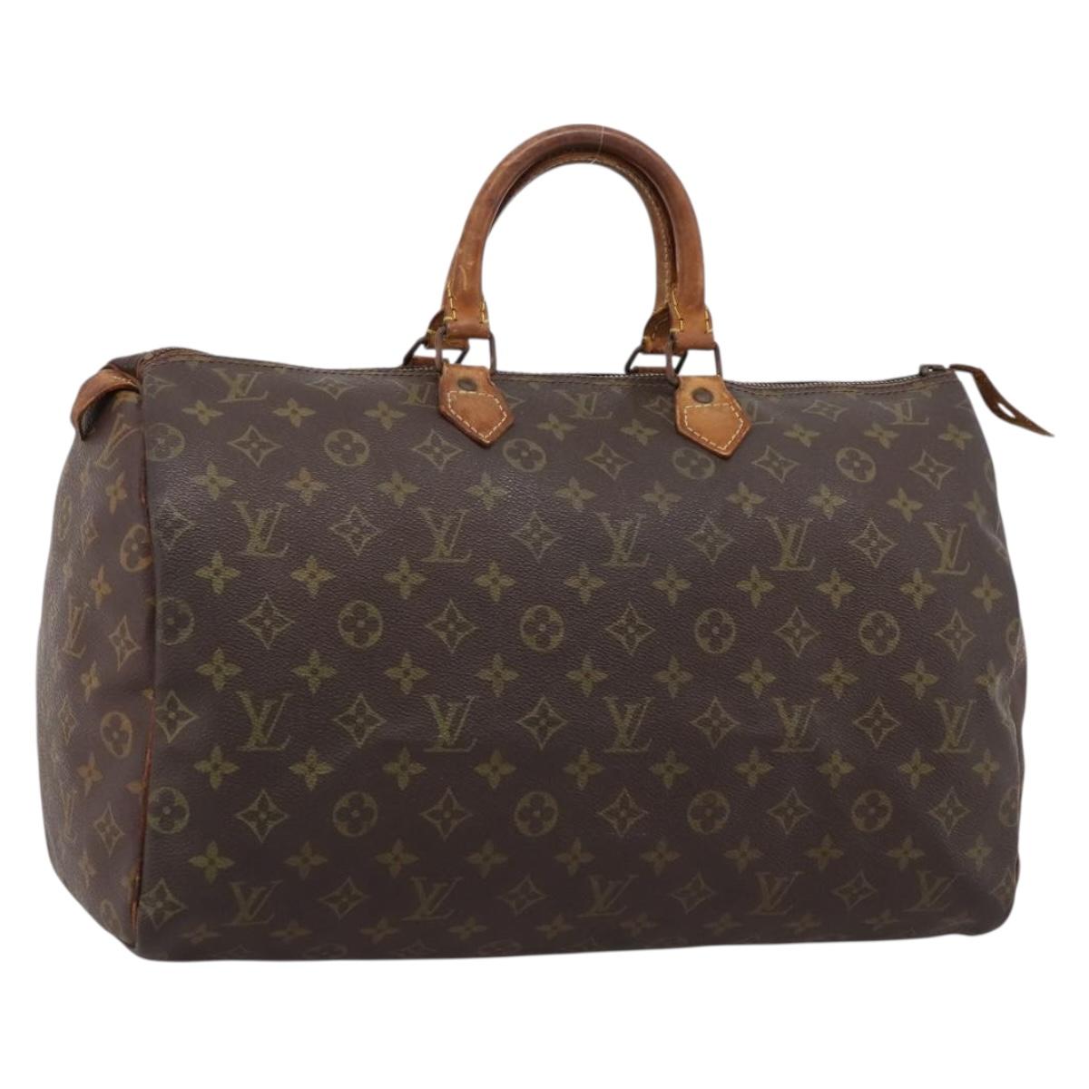 LOUIS VUITTON Monogram Speedy 40 Hand Bag M41522 LV Auth 205112