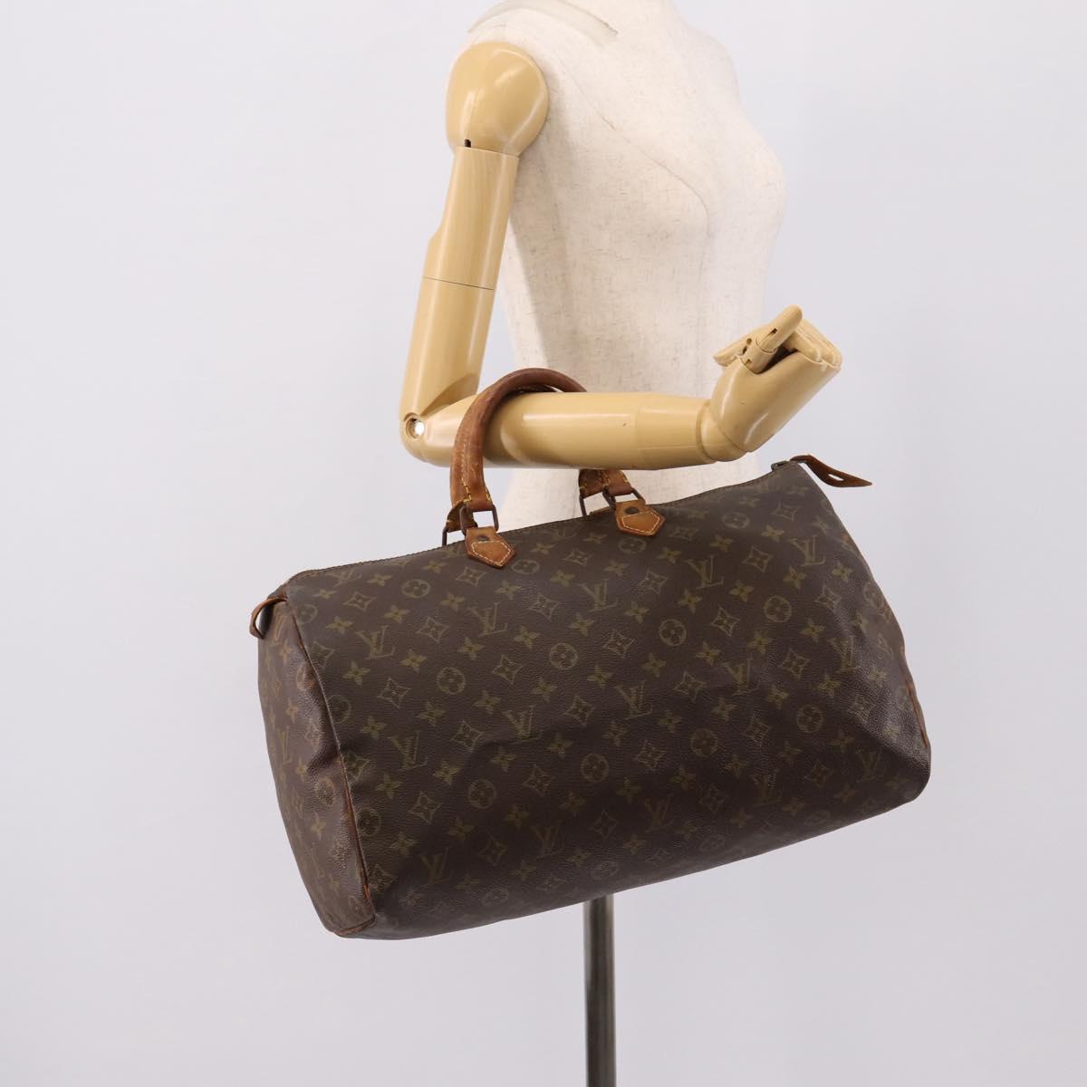 LOUIS VUITTON Monogram Speedy 40 Hand Bag M41522 LV Auth 205112