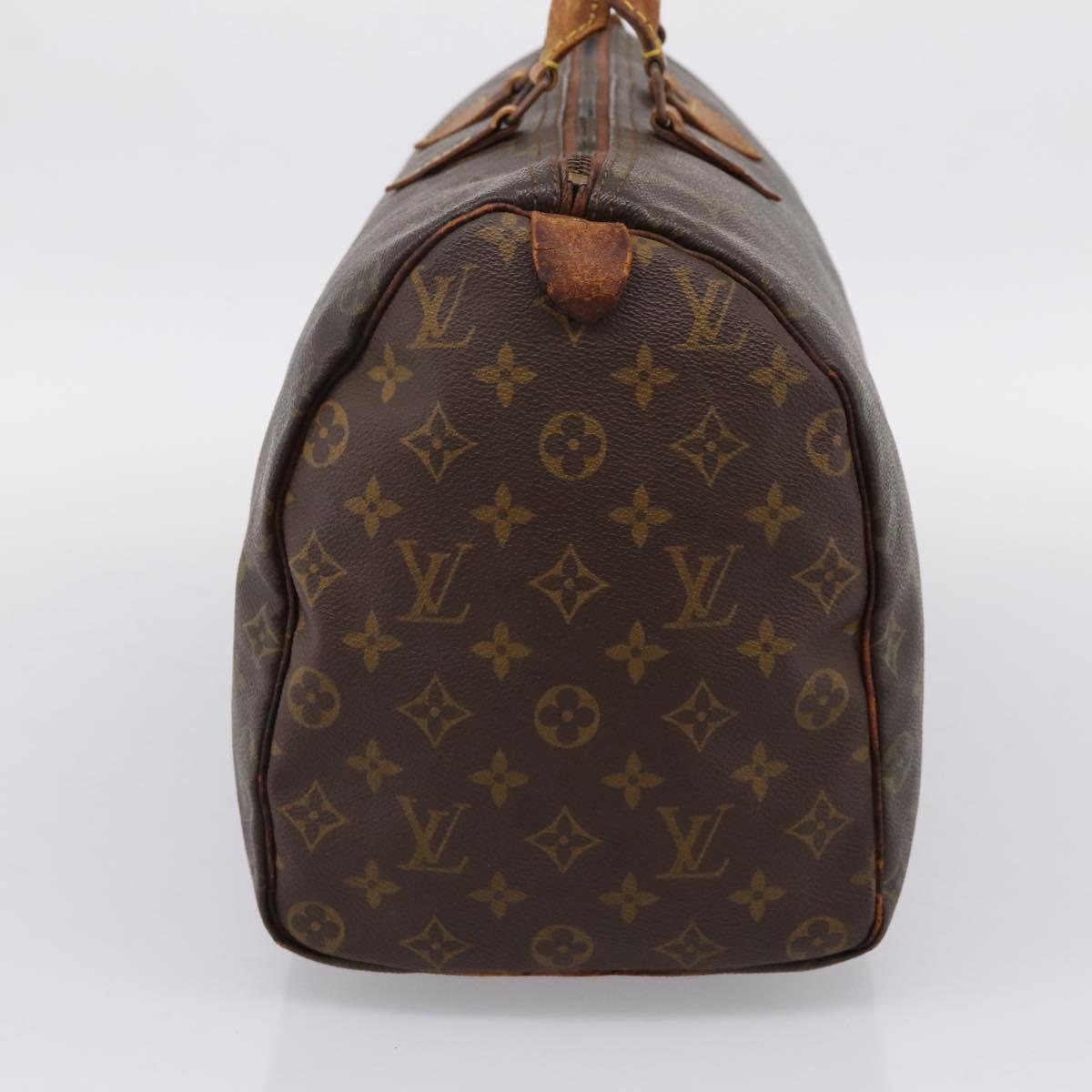 LOUIS VUITTON Monogram Speedy 40 Hand Bag M41522 LV Auth 205112