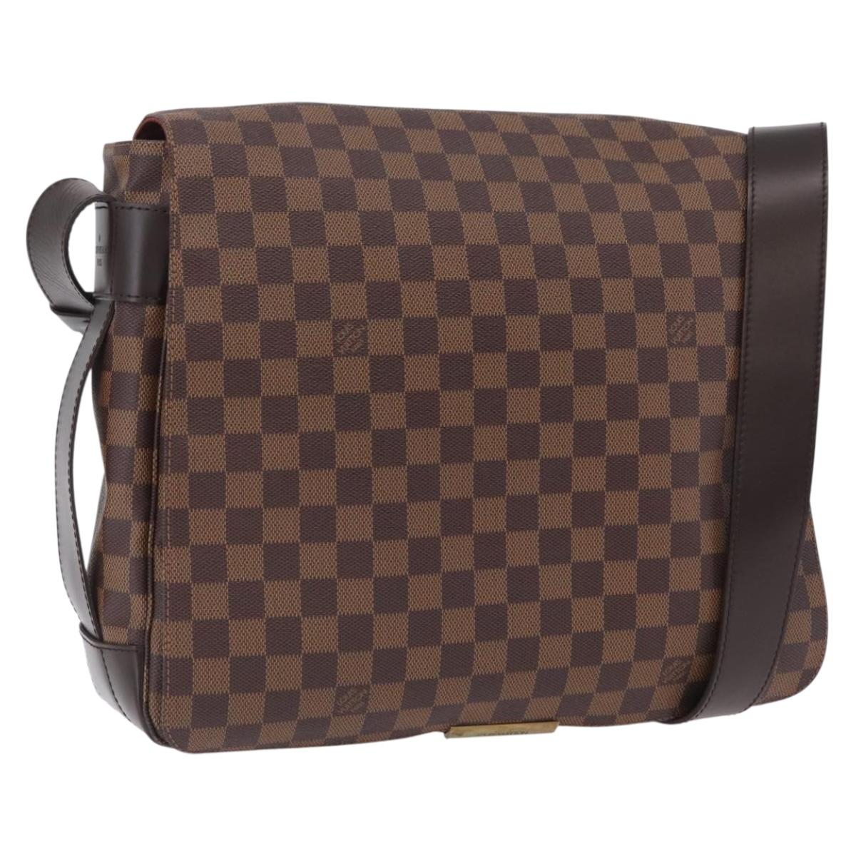 LOUIS VUITTON Damier Ebene Bastille Shoulder Bag N45258 LV Auth 205113V