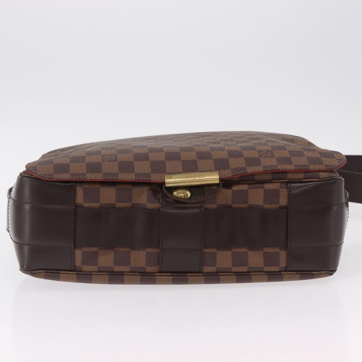 LOUIS VUITTON Damier Ebene Bastille Shoulder Bag N45258 LV Auth 205113V