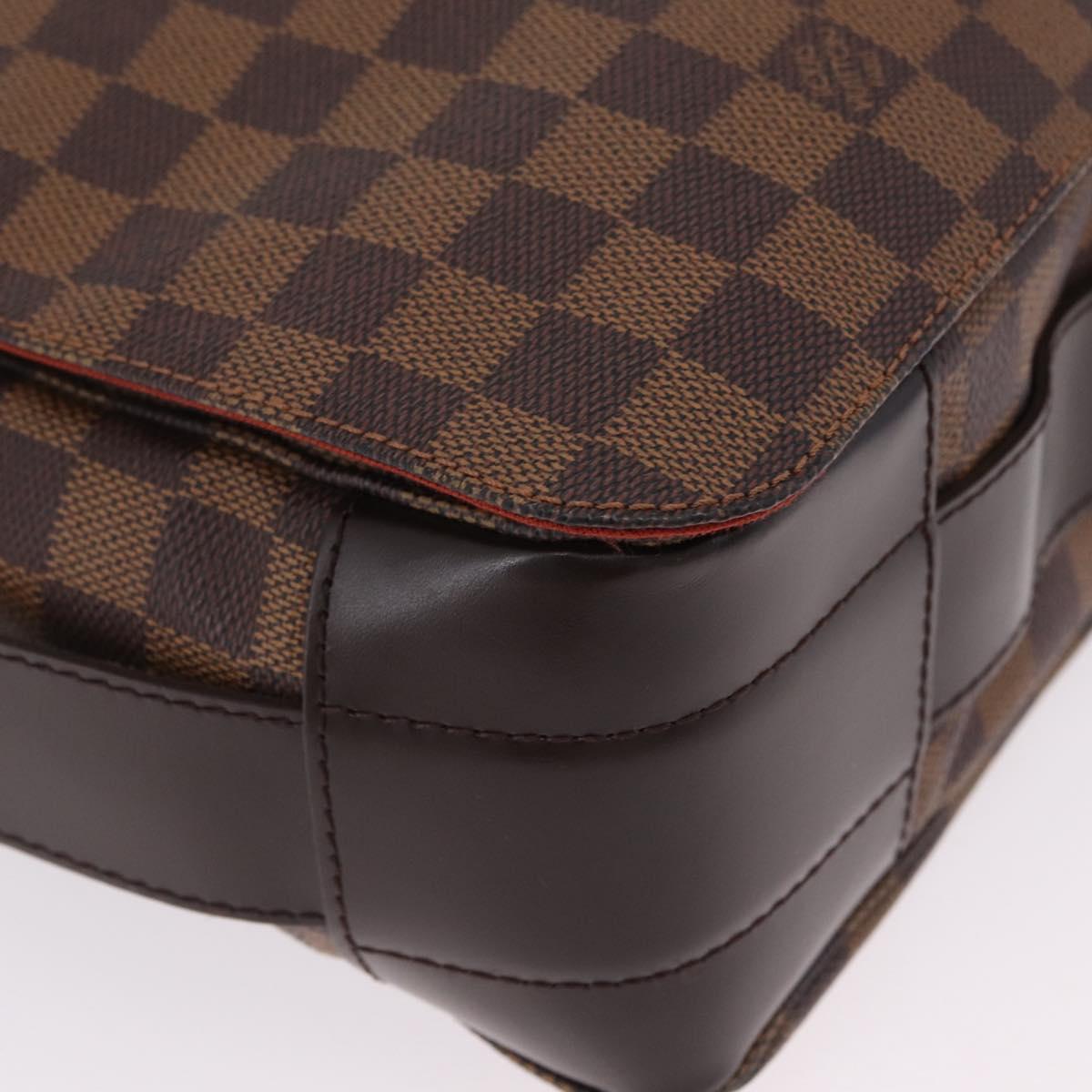 LOUIS VUITTON Damier Ebene Bastille Shoulder Bag N45258 LV Auth 205113V