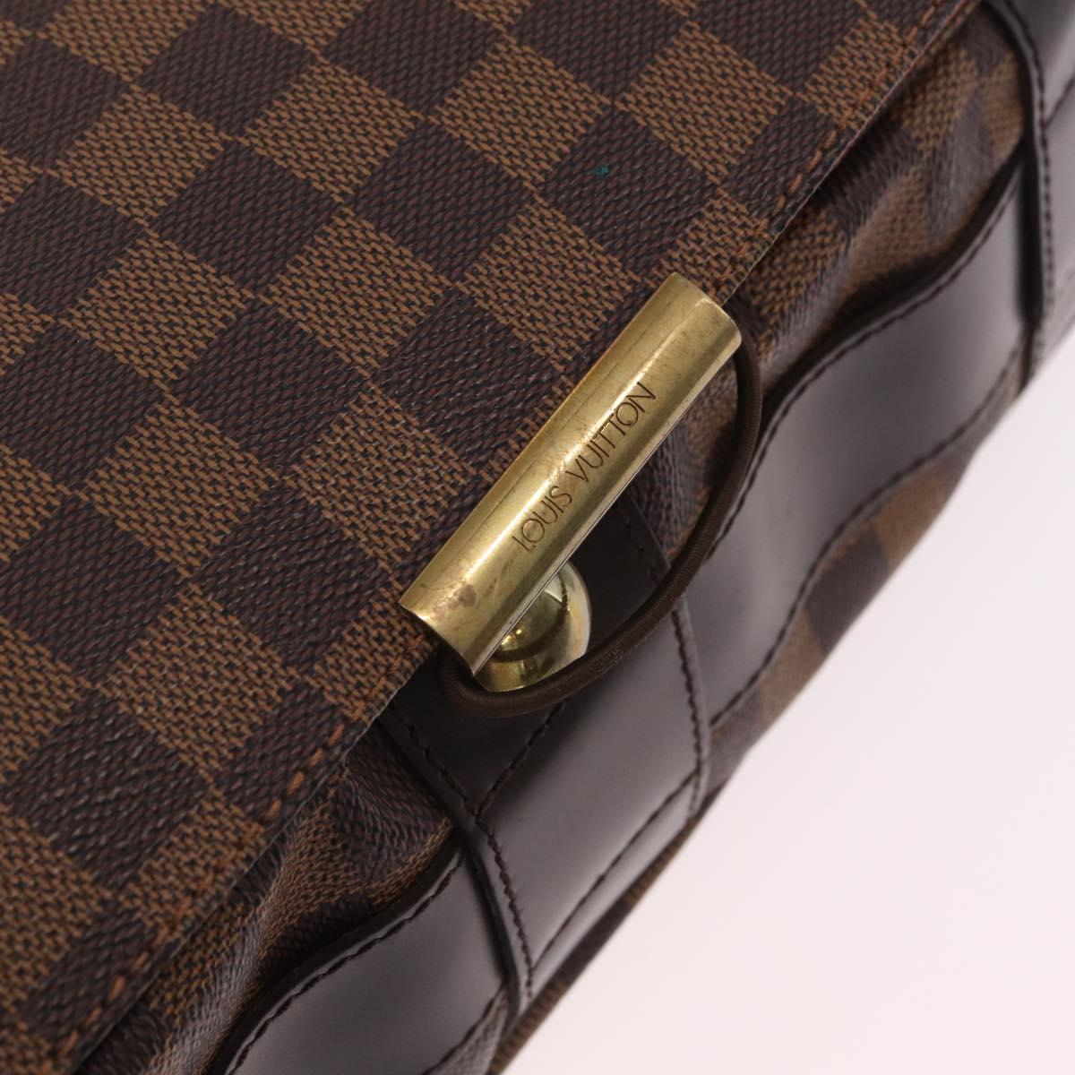 LOUIS VUITTON Damier Ebene Bastille Shoulder Bag N45258 LV Auth 205113V