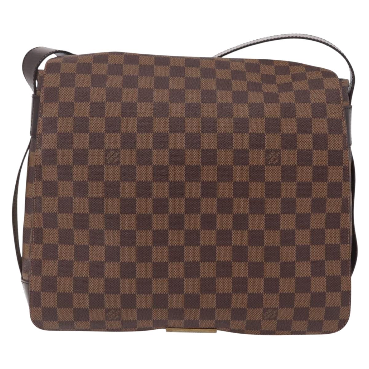 LOUIS VUITTON Damier Ebene Bastille Shoulder Bag N45258 LV Auth 205113V