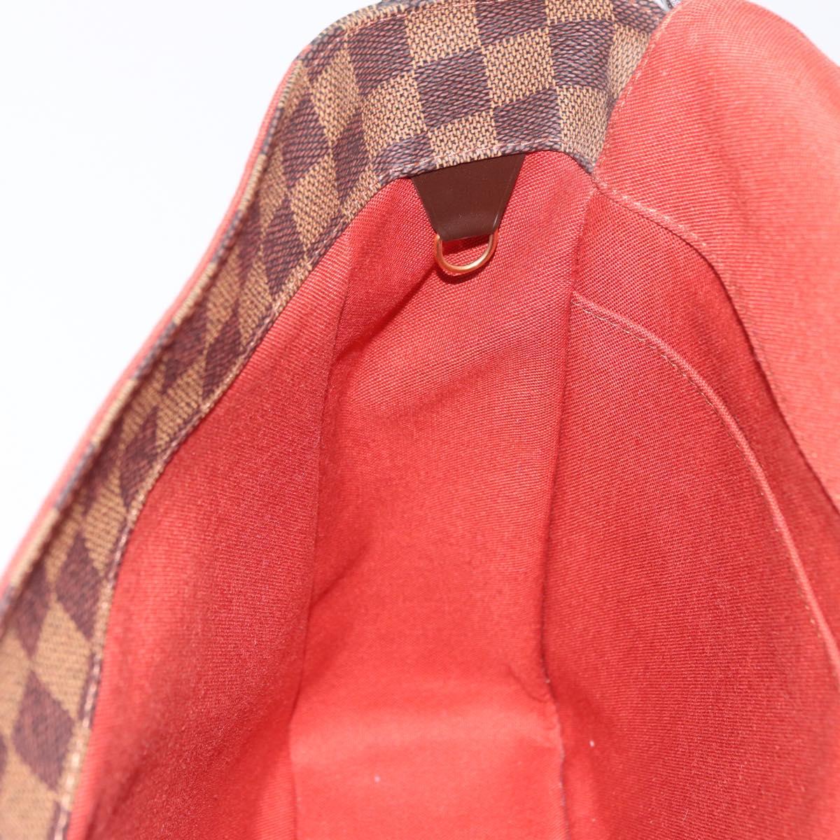 LOUIS VUITTON Damier Ebene Bastille Shoulder Bag N45258 LV Auth 205113V