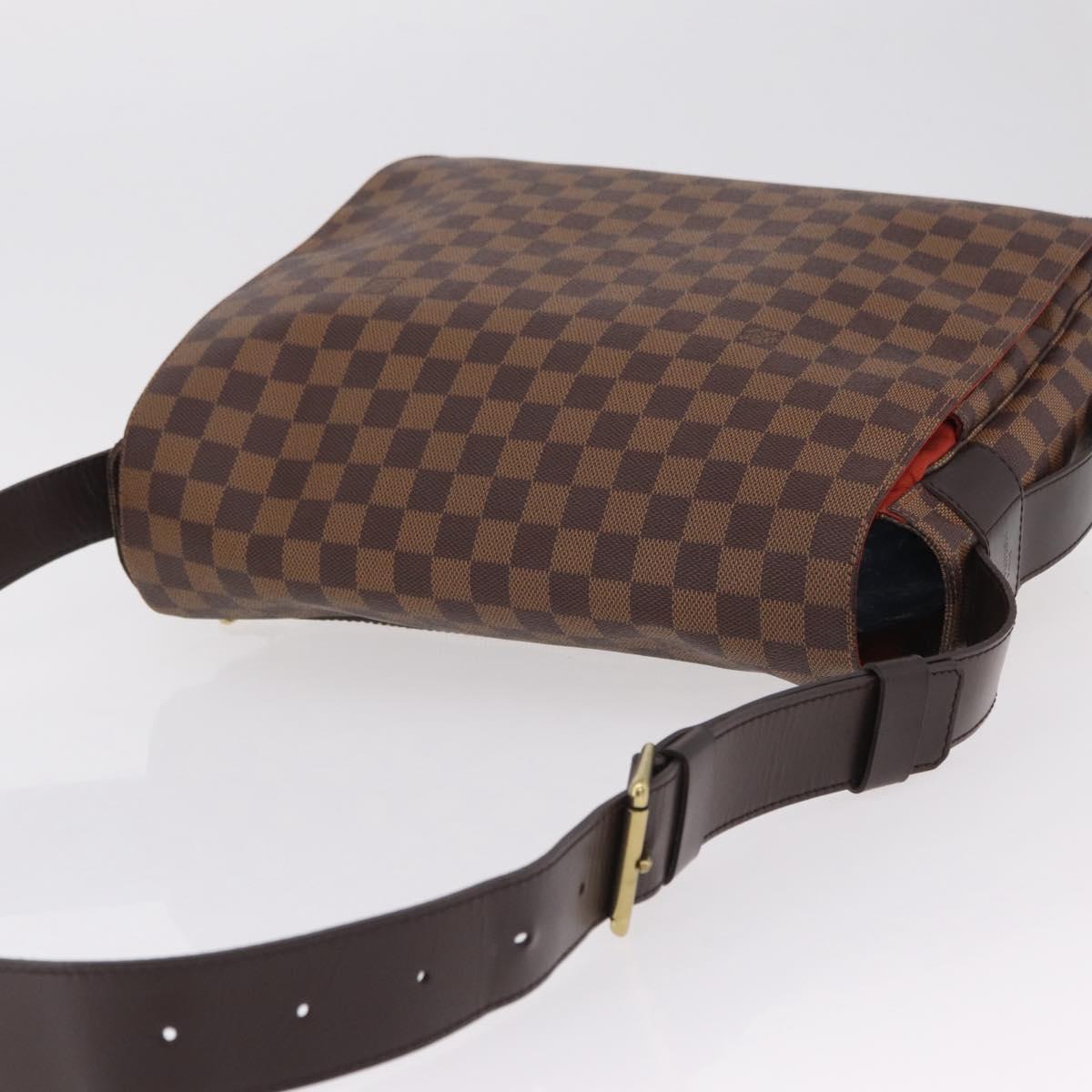LOUIS VUITTON Damier Ebene Bastille Shoulder Bag N45258 LV Auth 205113V