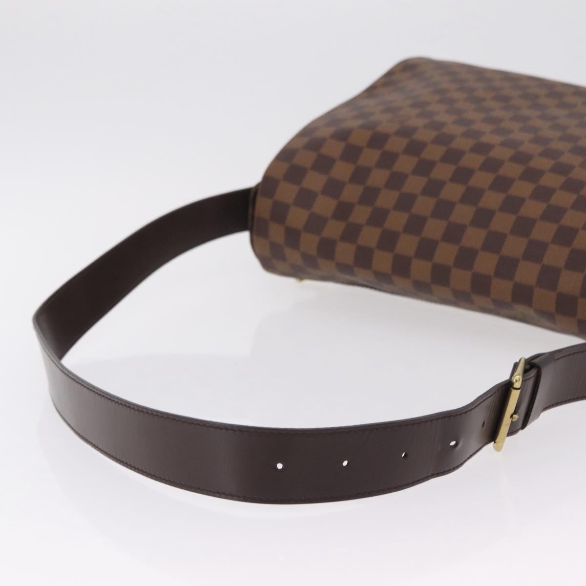 LOUIS VUITTON Damier Ebene Bastille Shoulder Bag N45258 LV Auth 205113V
