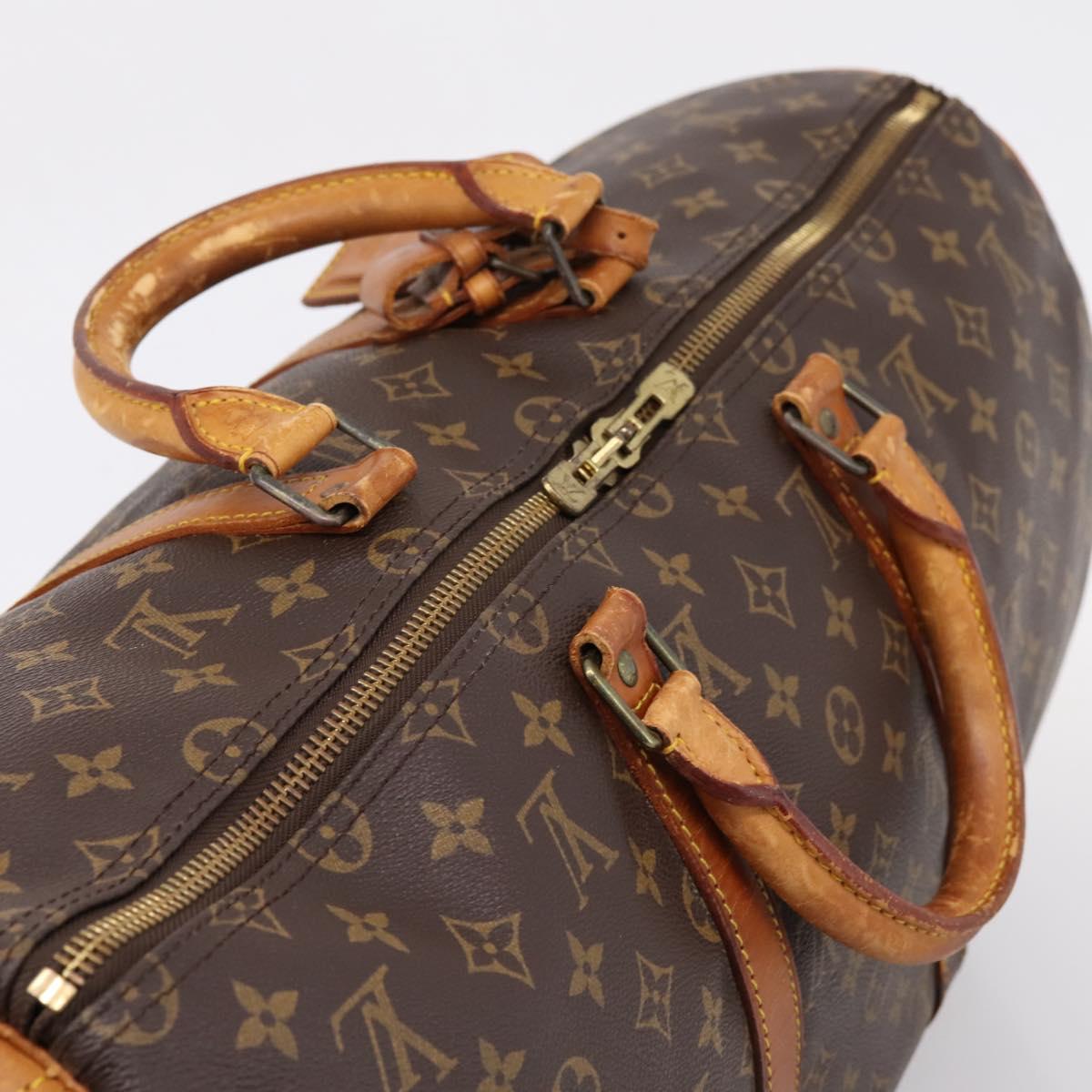 LOUIS VUITTON Monogram Keepall 50 Boston Bag M41426 LV Auth 205114