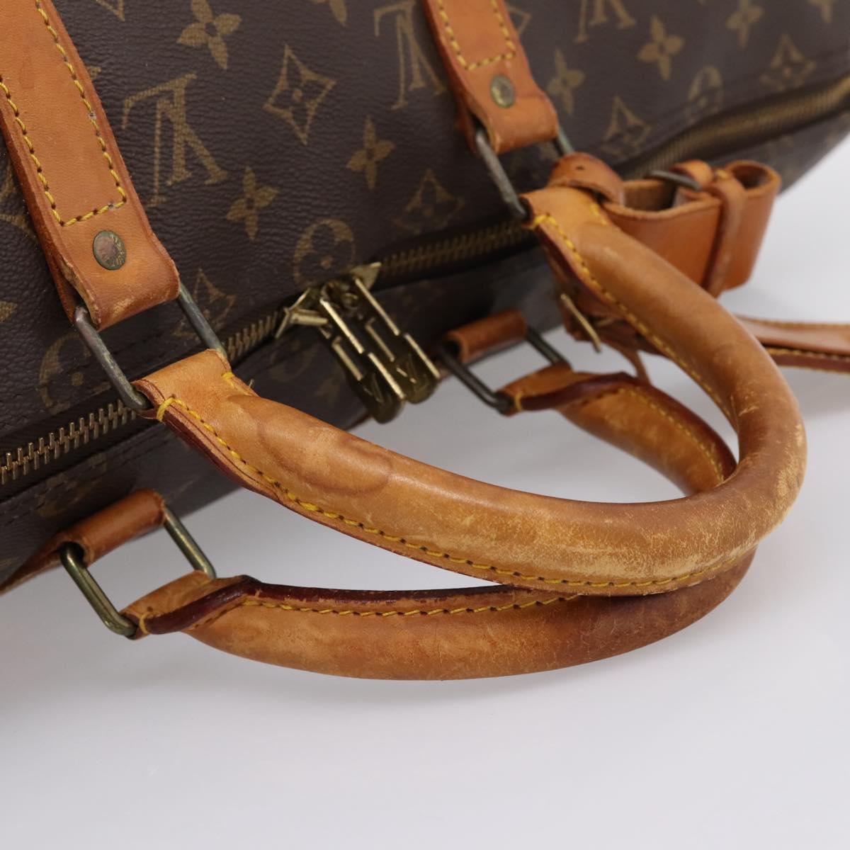 LOUIS VUITTON Monogram Keepall 50 Boston Bag M41426 LV Auth 205114