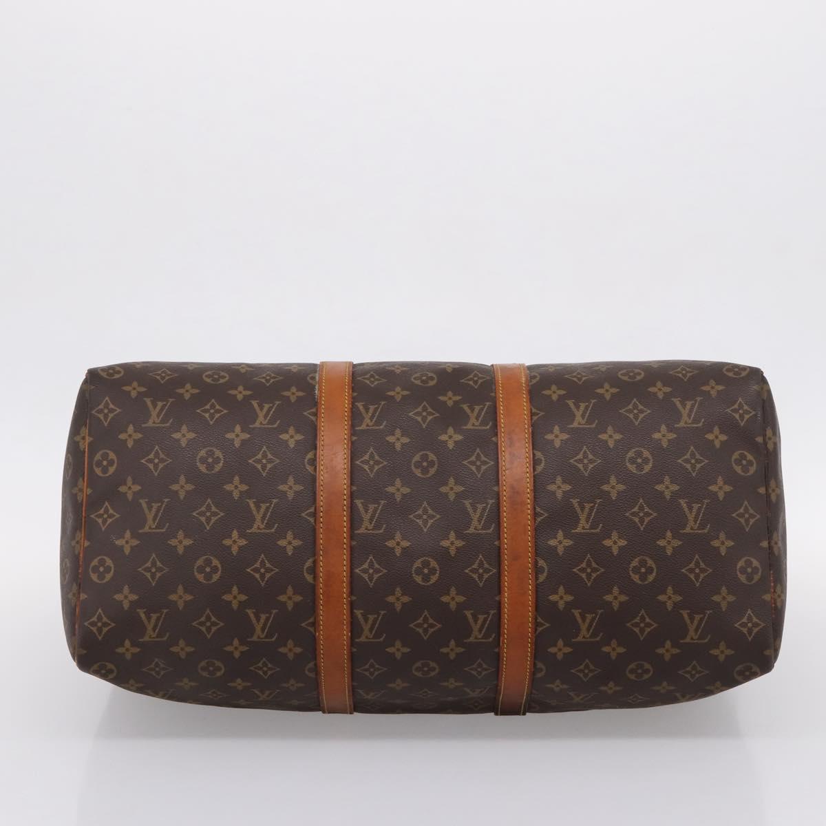 LOUIS VUITTON Monogram Keepall 50 Boston Bag M41426 LV Auth 205114