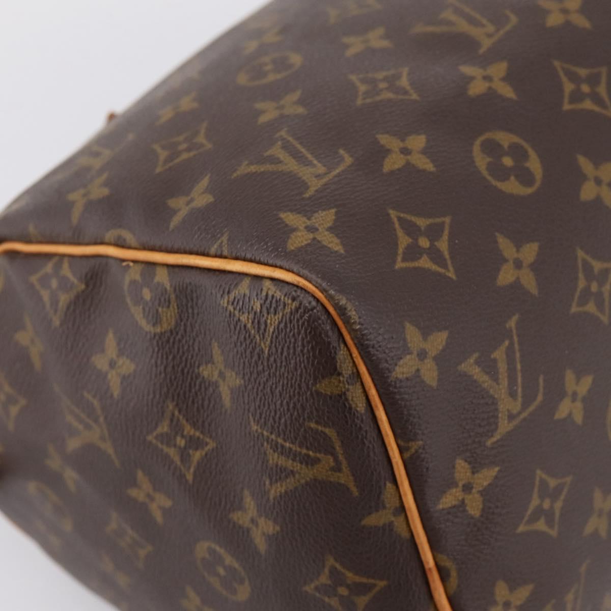 LOUIS VUITTON Monogram Speedy 30 Hand Bag M41526 LV Auth 205116V