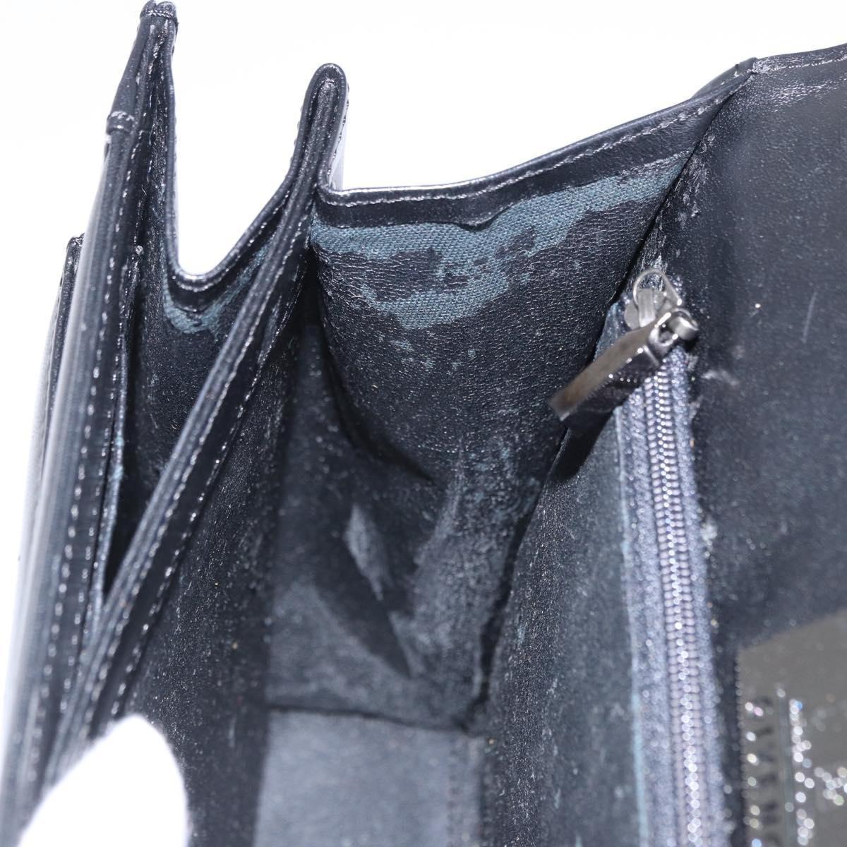 GIVENCHY Hand Bag Leather Black Auth 205120