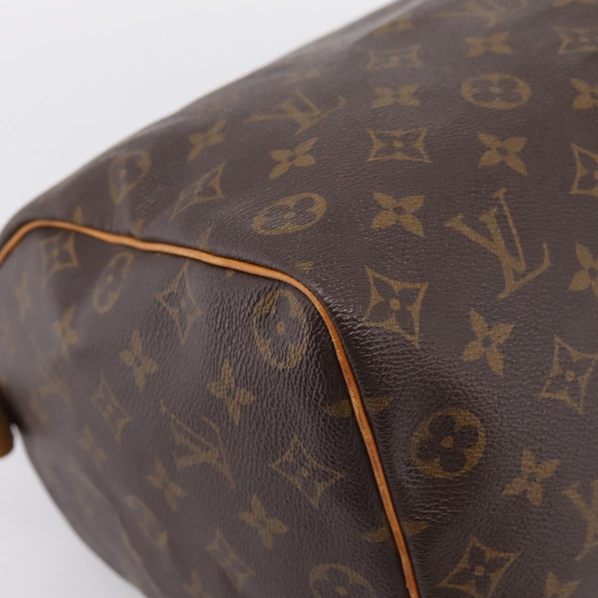 LOUIS VUITTON Monogram Speedy 35 Hand Bag M41524 LV Auth 205121