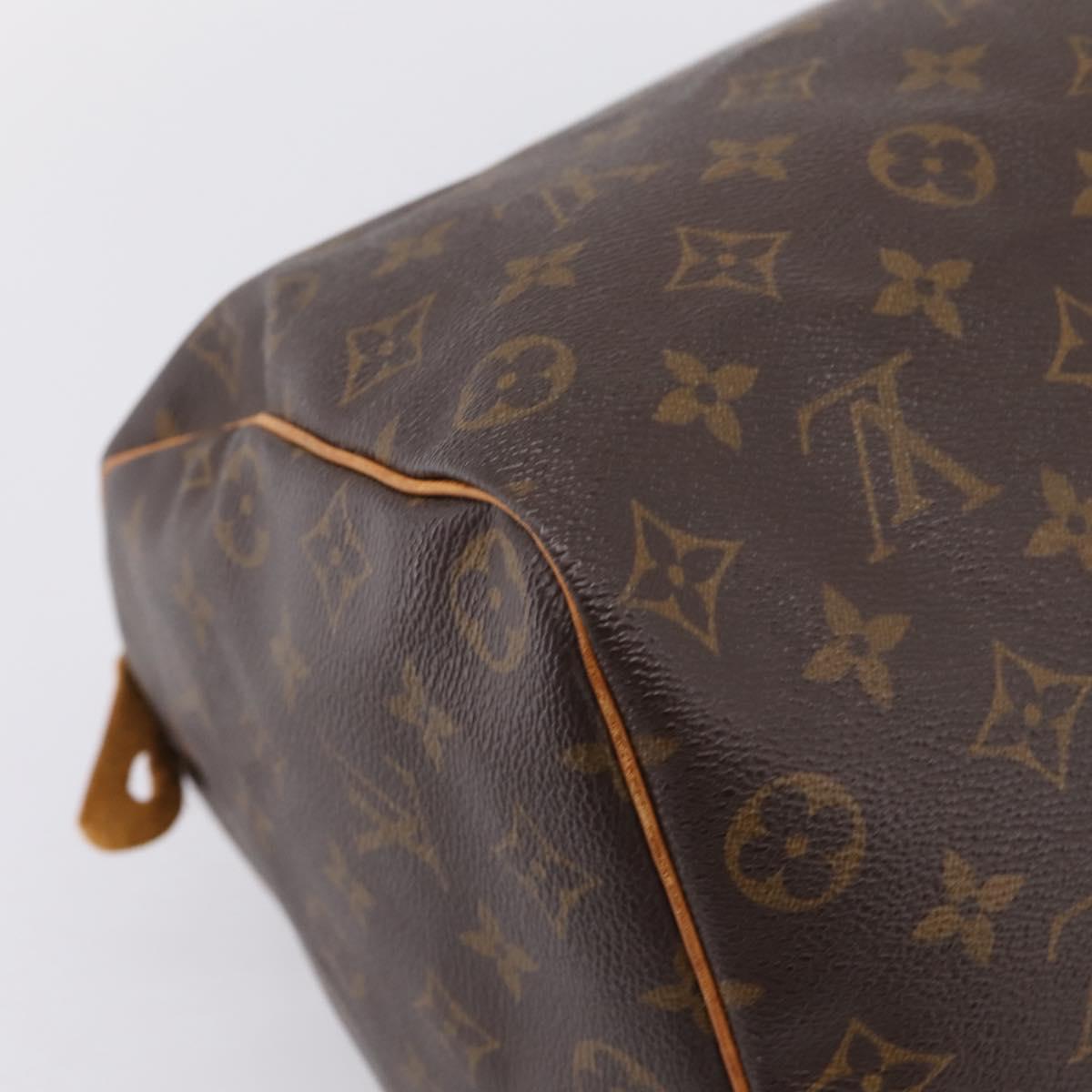 LOUIS VUITTON Monogram Speedy 35 Hand Bag M41524 LV Auth 205121