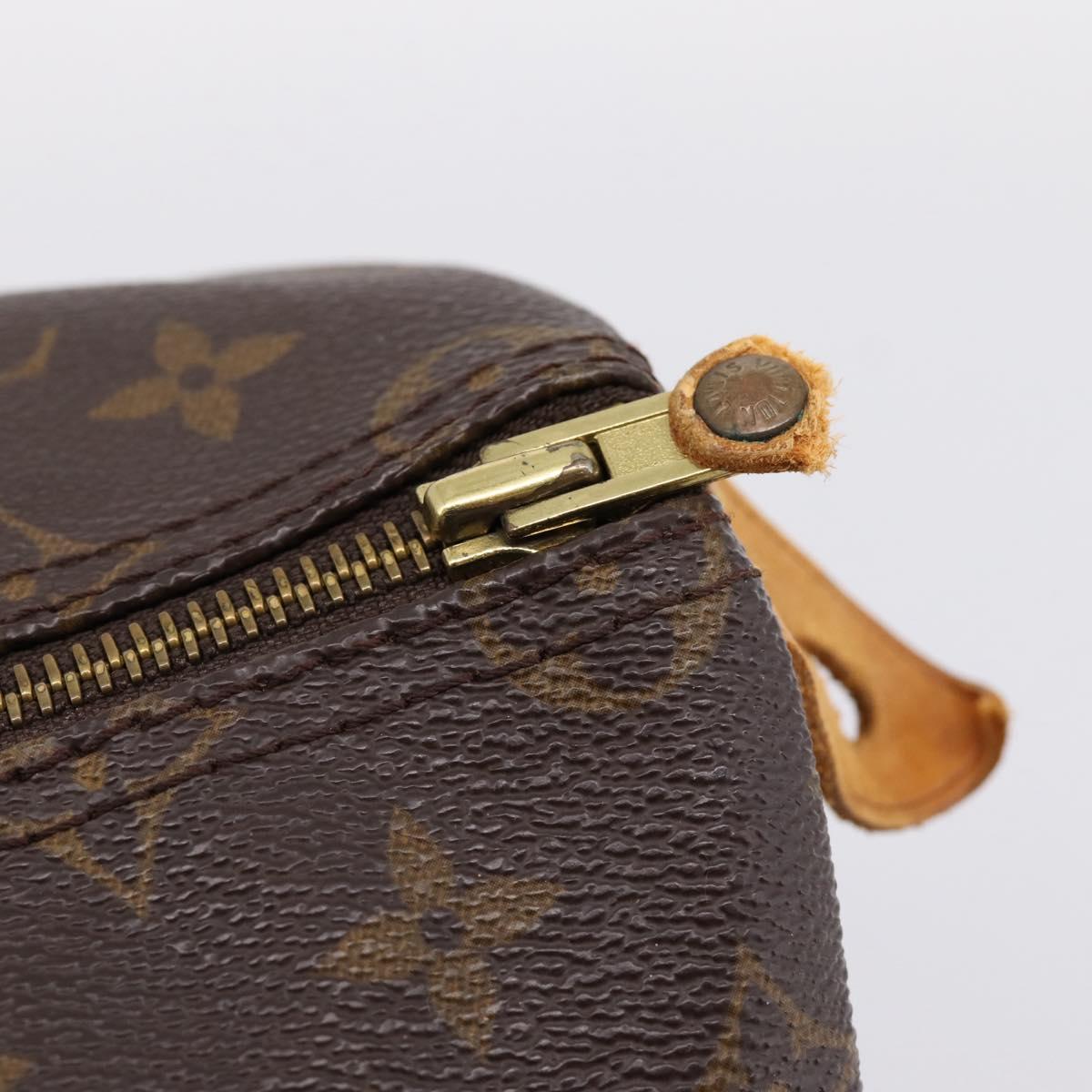 LOUIS VUITTON Monogram Speedy 35 Hand Bag M41524 LV Auth 205121