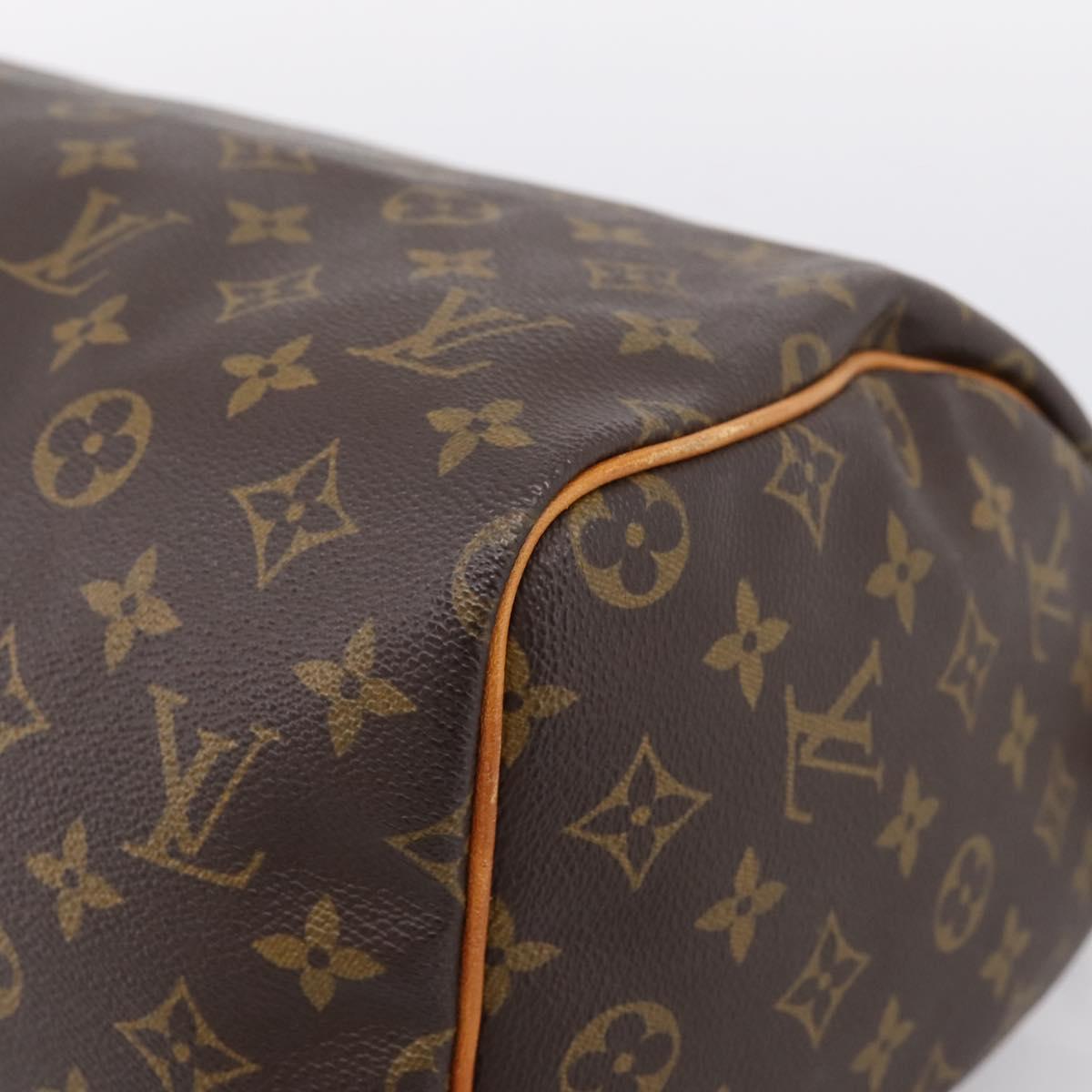 LOUIS VUITTON Monogram Speedy 30 Hand Bag M41526 LV Auth 205122V