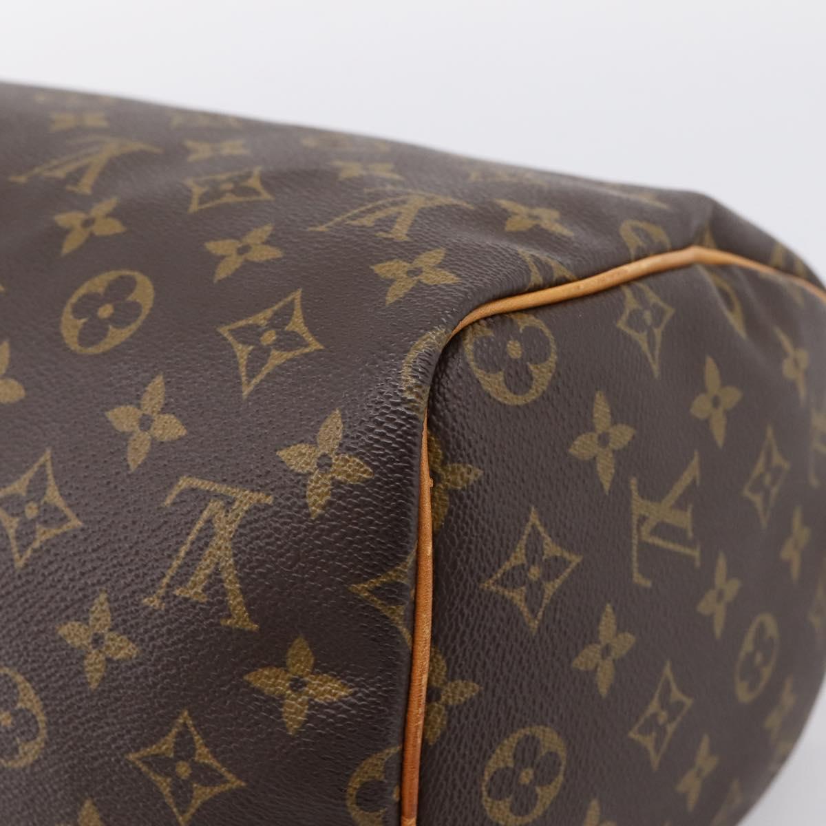 LOUIS VUITTON Monogram Speedy 30 Hand Bag M41526 LV Auth 205122V
