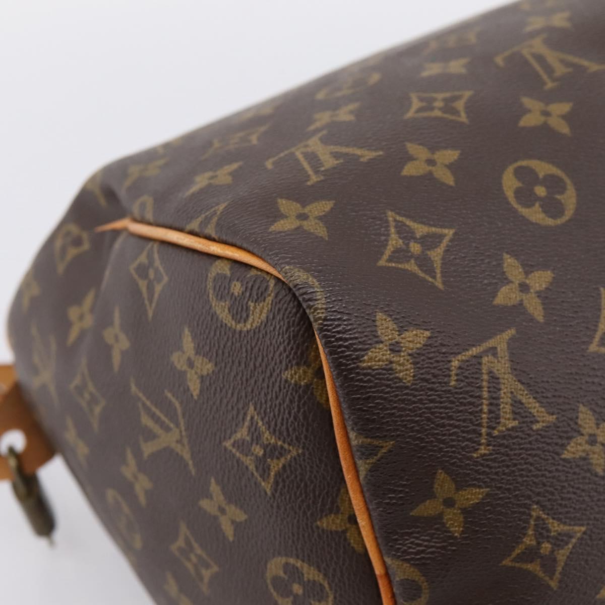 LOUIS VUITTON Monogram Speedy 30 Hand Bag M41526 LV Auth 205122V