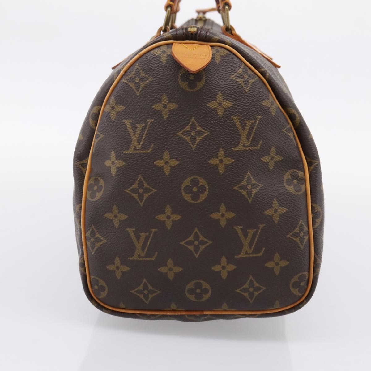 LOUIS VUITTON Monogram Speedy 30 Hand Bag M41526 LV Auth 205122V