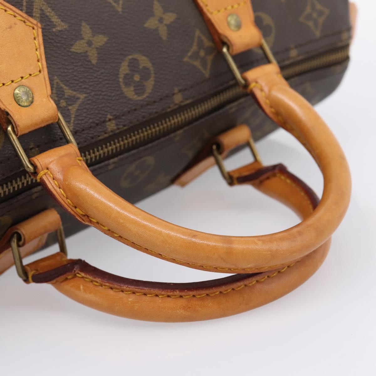 LOUIS VUITTON Monogram Speedy 30 Hand Bag M41526 LV Auth 205122V
