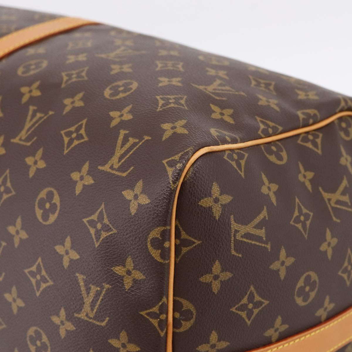 LOUIS VUITTON Monogram Keepall Bandouliere 55 Boston Bag M41414 Auth 205124SAV